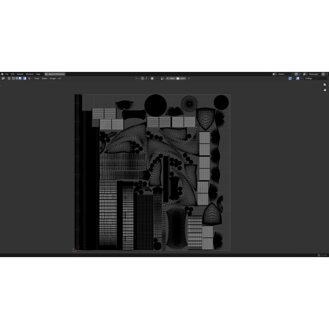 Gold Anchor 3D Model – Low Poly PBR Game Asset, FBX, OBJ - View 35