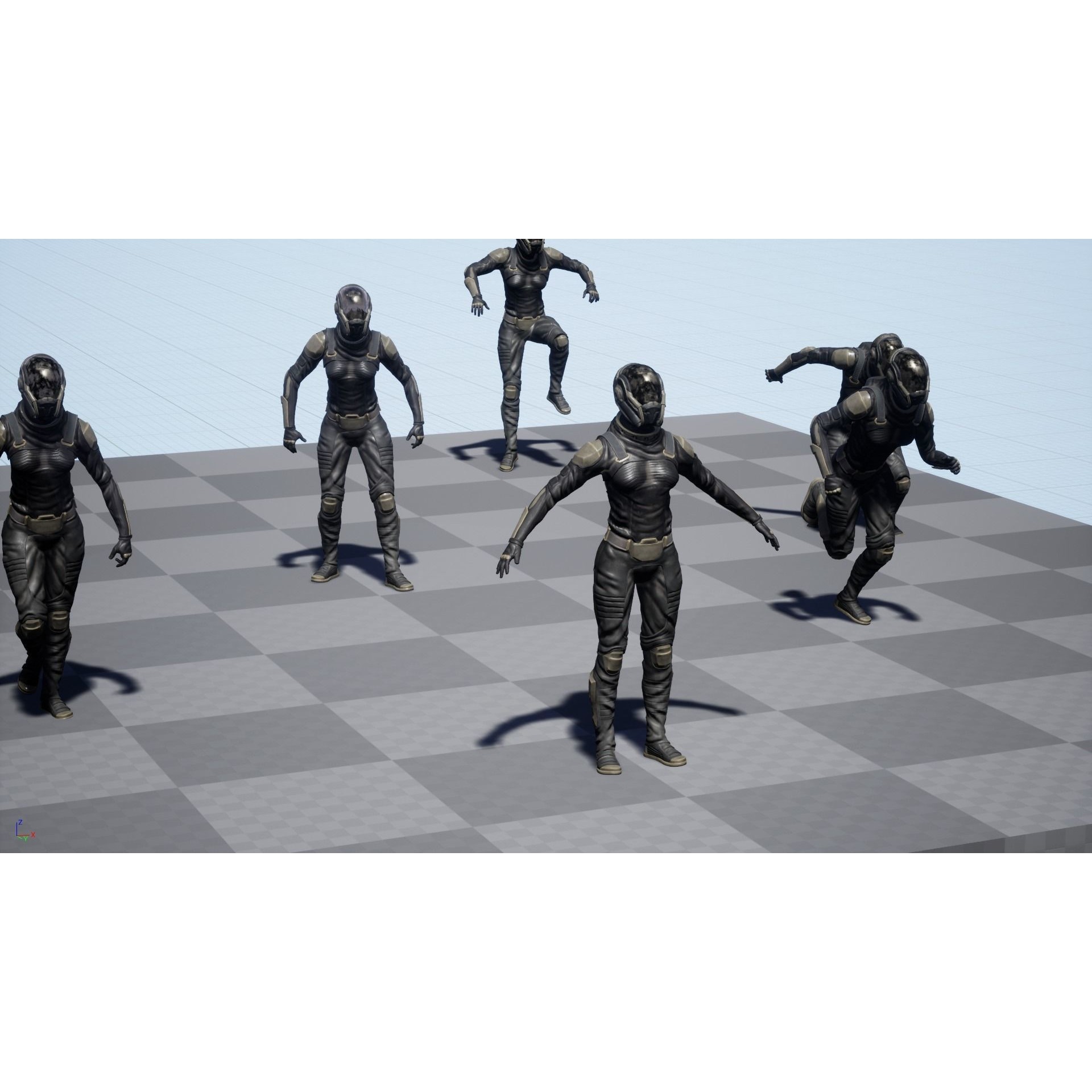 Desert Woman - Low-Poly Game-Ready 3D Model - View 11