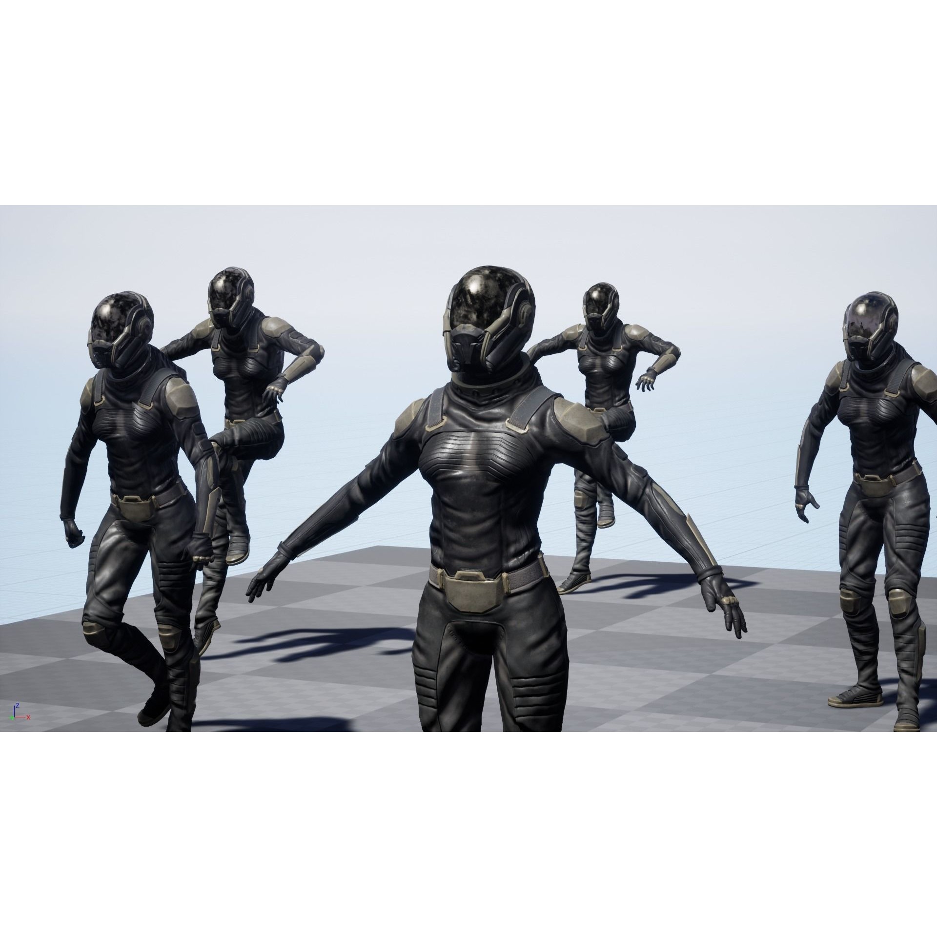 Desert Woman - Low-Poly Game-Ready 3D Model - View 12