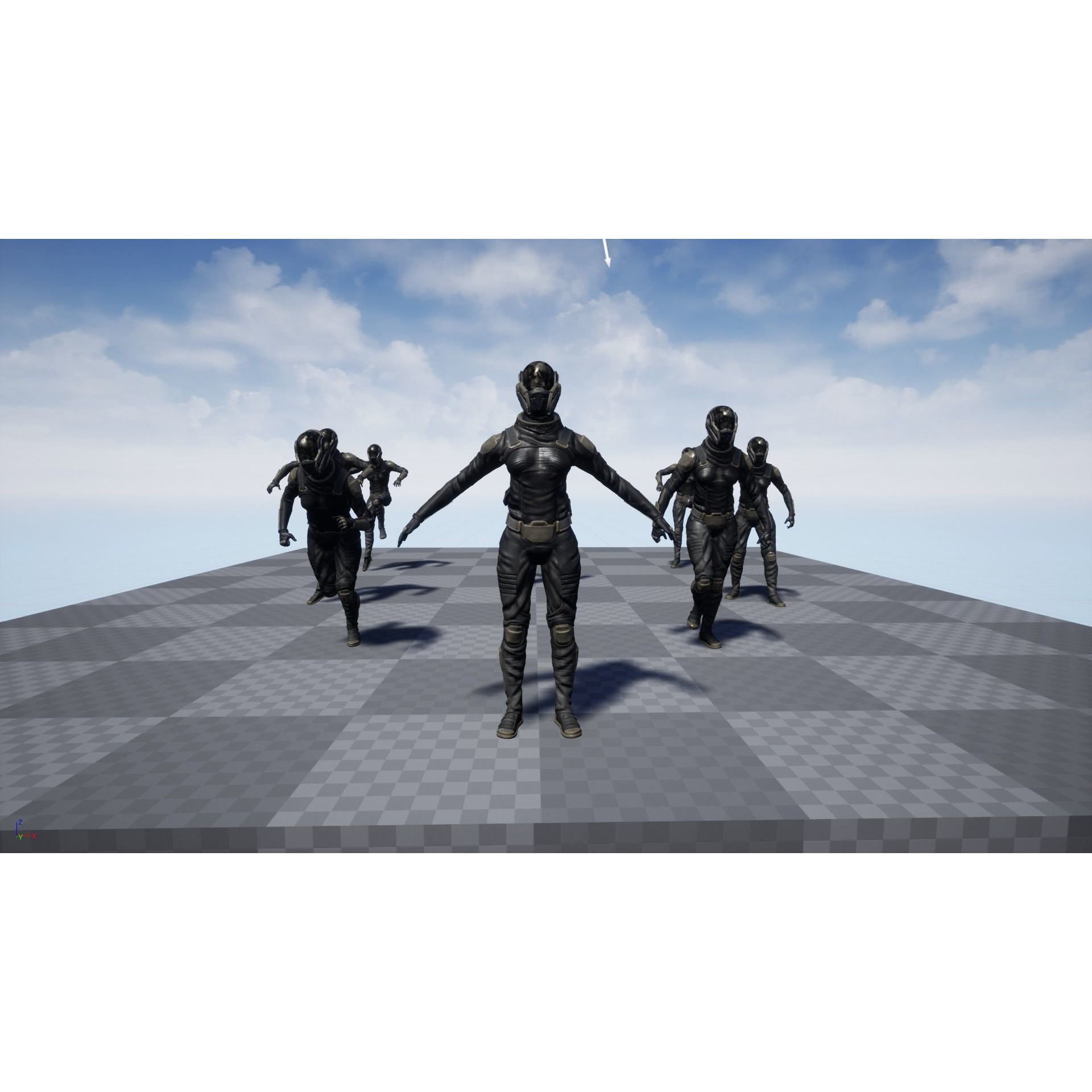 Desert Woman - Low-Poly Game-Ready 3D Model - View 14