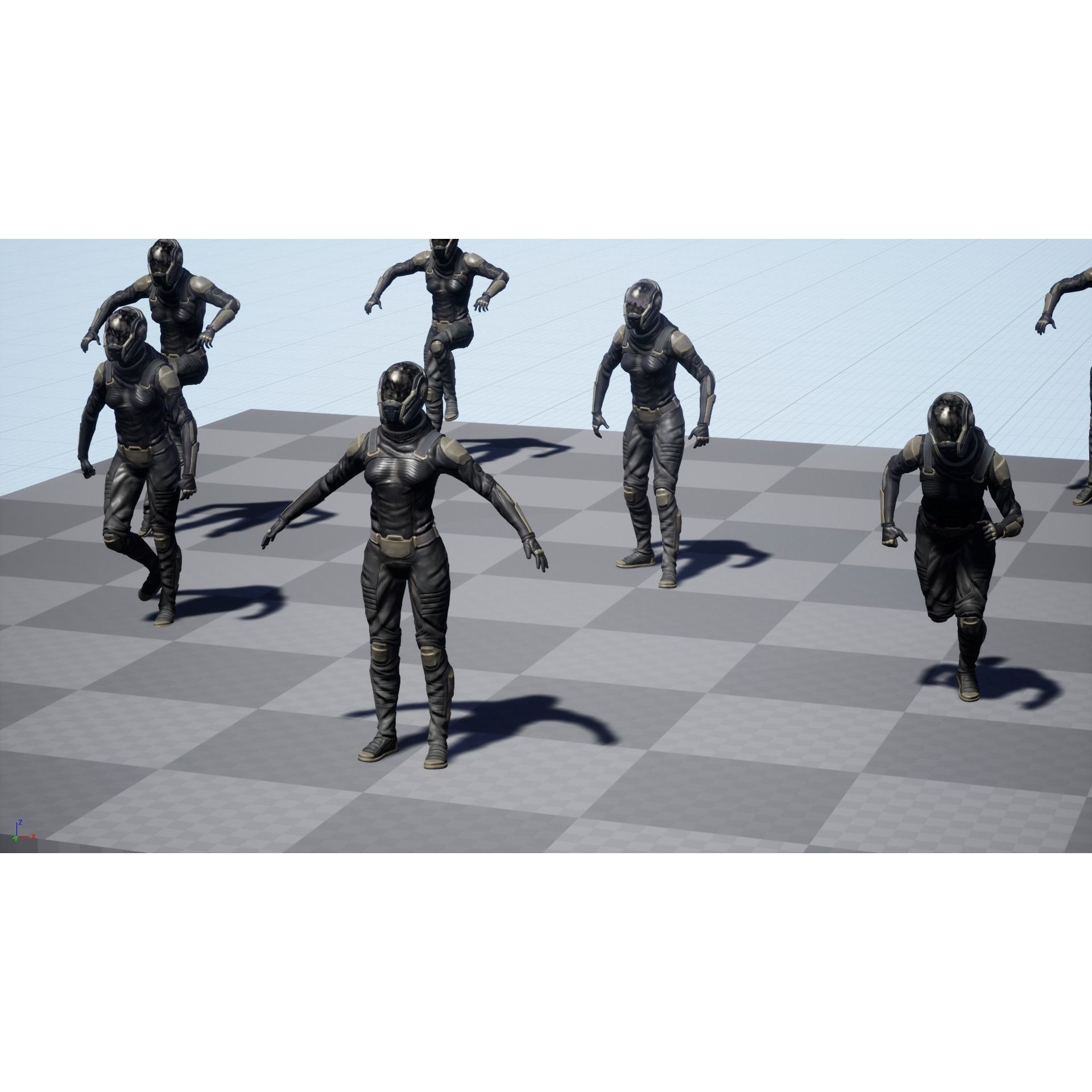 Desert Woman - Low-Poly Game-Ready 3D Model - View 15