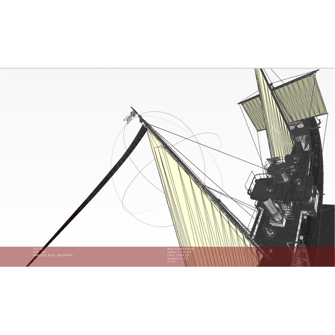 Avizo Torpillear La Bombe 3D Model – Historic Navy Warship, FBX