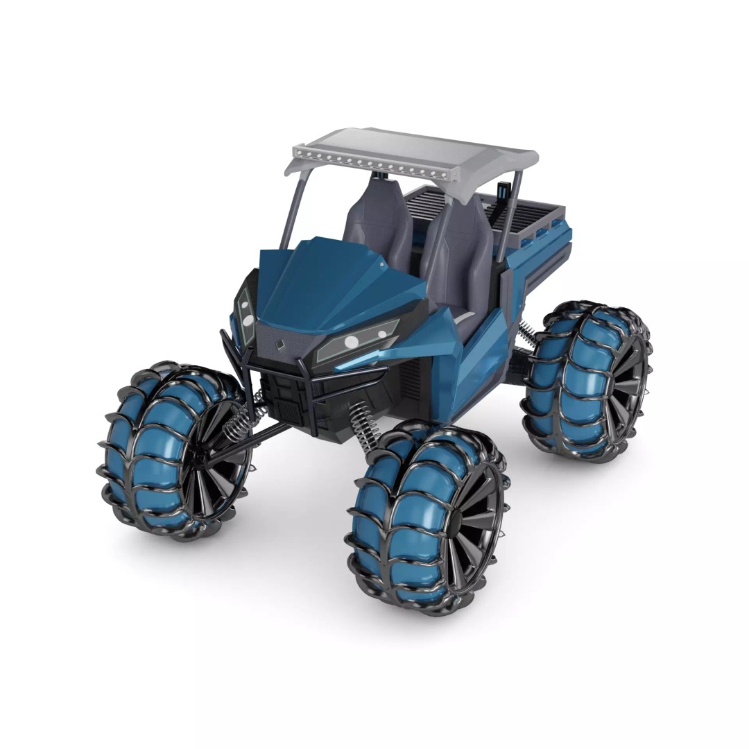 Amphibious ATV 3D Model – Realistic Vehicle for Water and Land Exploration