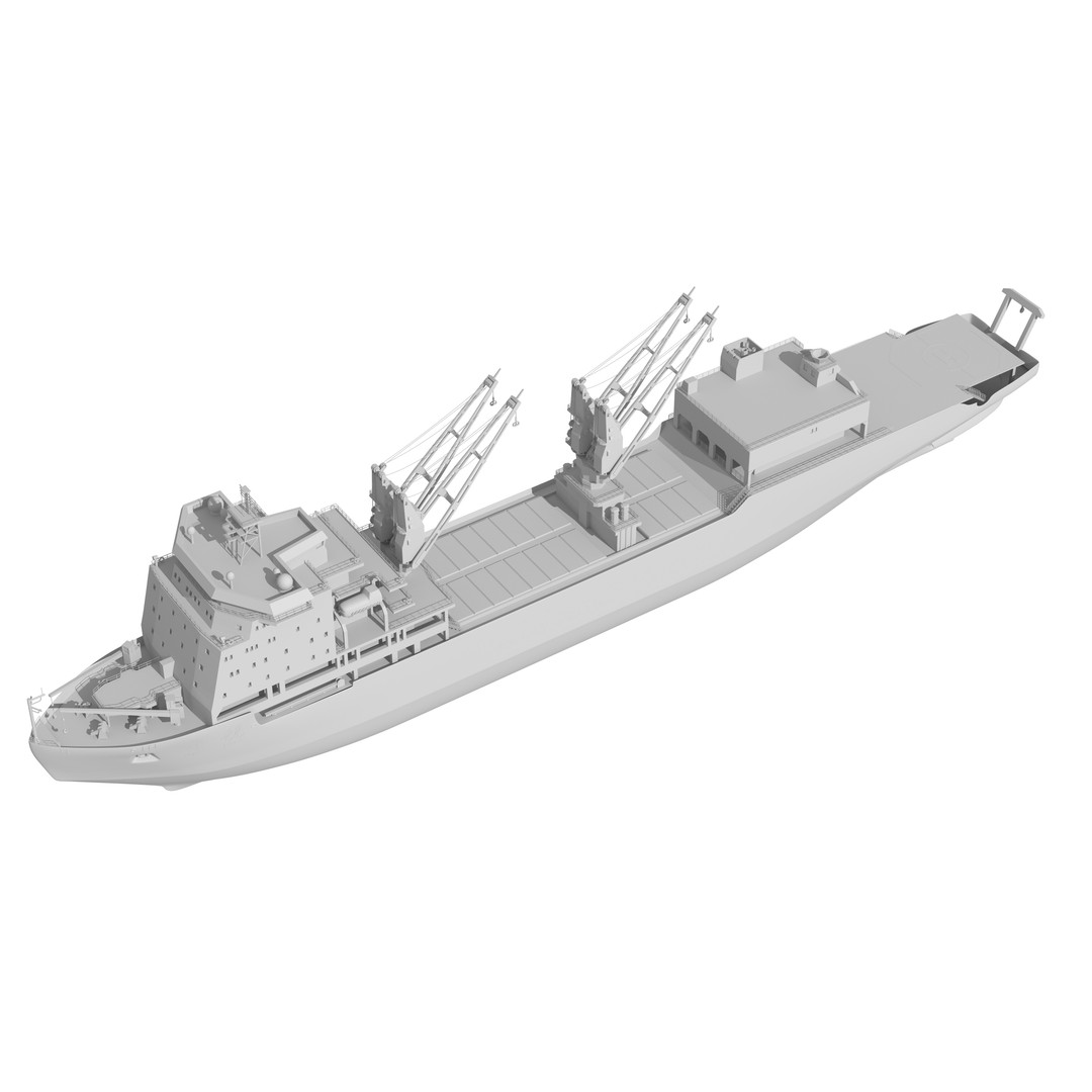 Xuelong 3D Model – High Poly Research Ship, FBX, OBJ