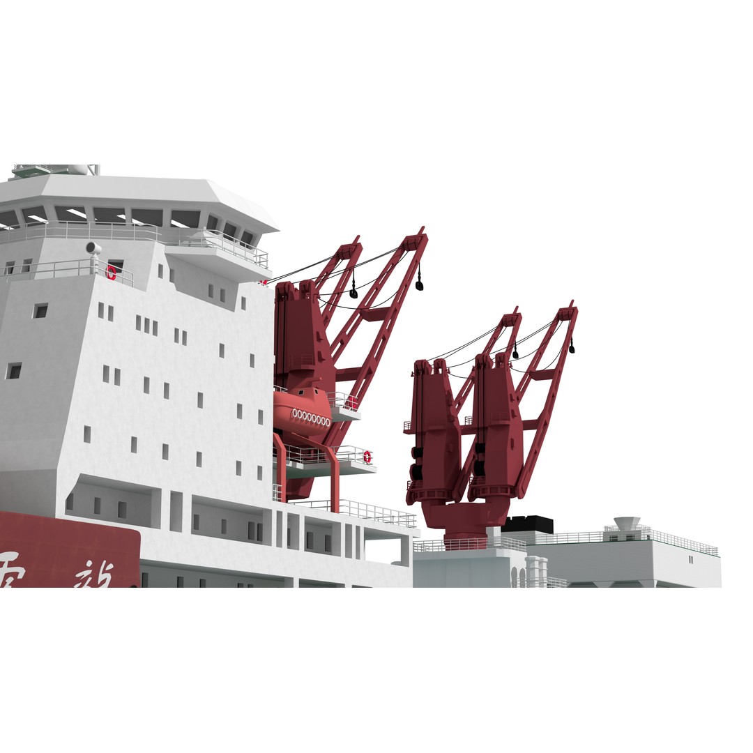 Xuelong 3D Model – High Poly Research Ship, FBX, OBJ - View 13