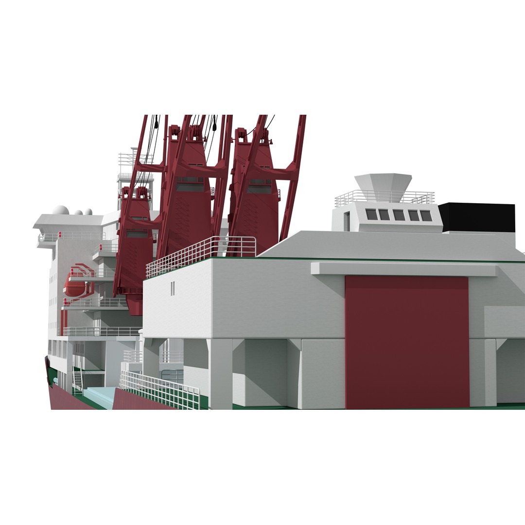 Xuelong 3D Model – High Poly Research Ship, FBX, OBJ - View 14
