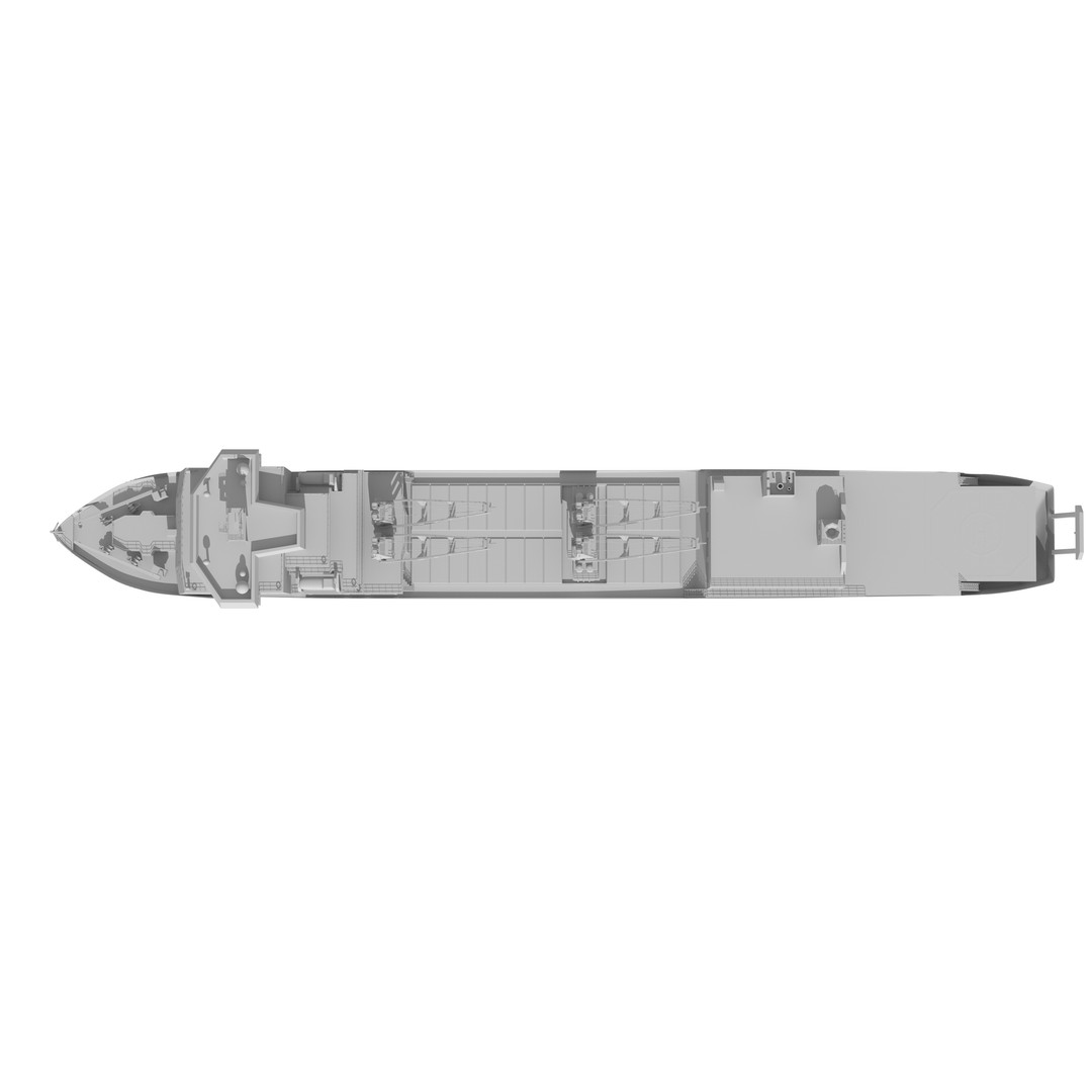 Xuelong 3D Model – High Poly Research Ship, FBX, OBJ - View 16