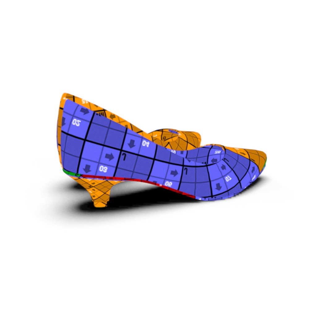 Formal Pumps 3D Model – Elegant High Heels for Fashion Visualizations