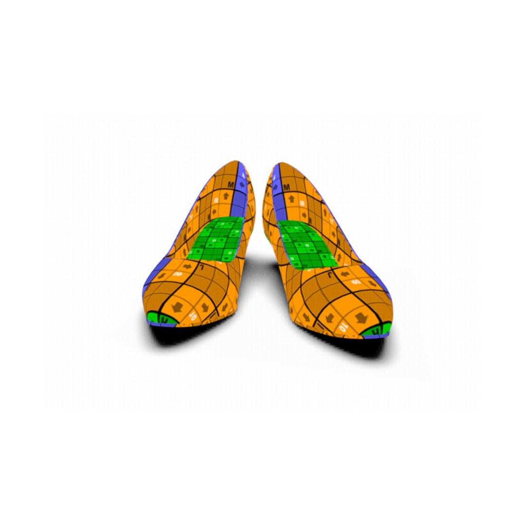 Formal Pumps 3D Model – Elegant High Heels for Fashion Visualizations - View 10