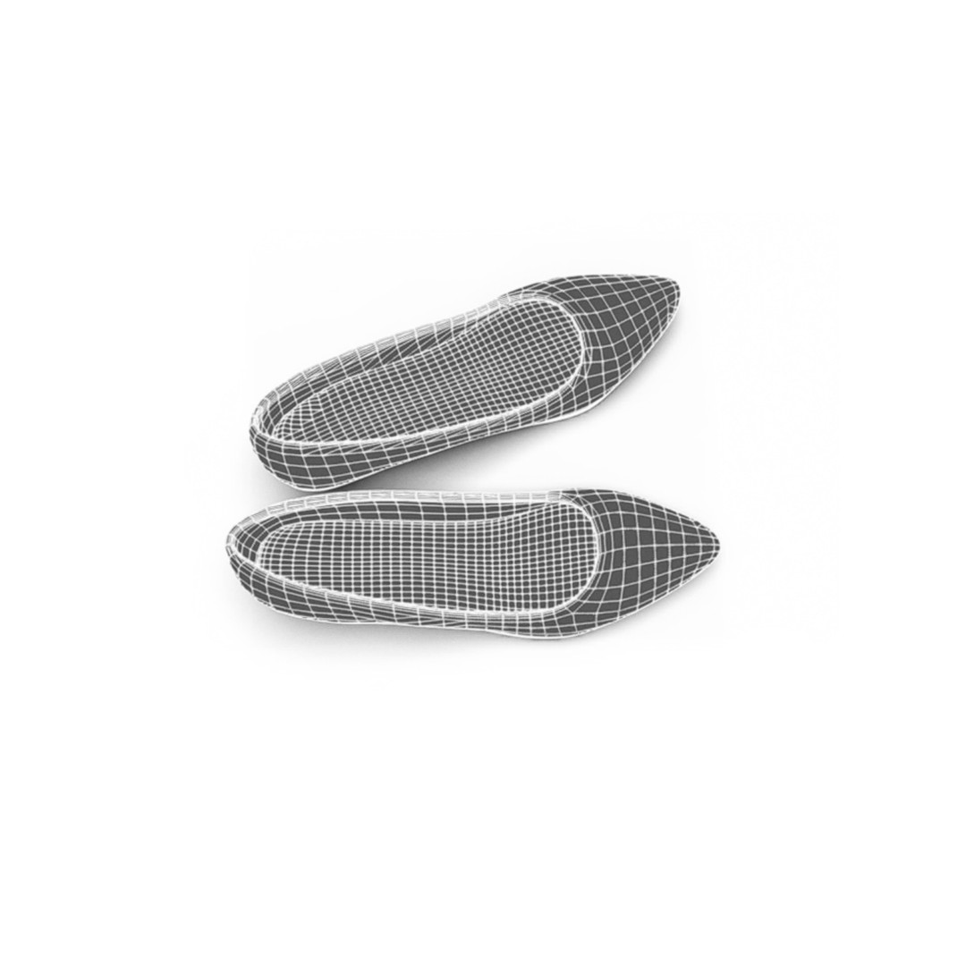 Formal Pumps 3D Model – Elegant High Heels for Fashion Visualizations - View 12