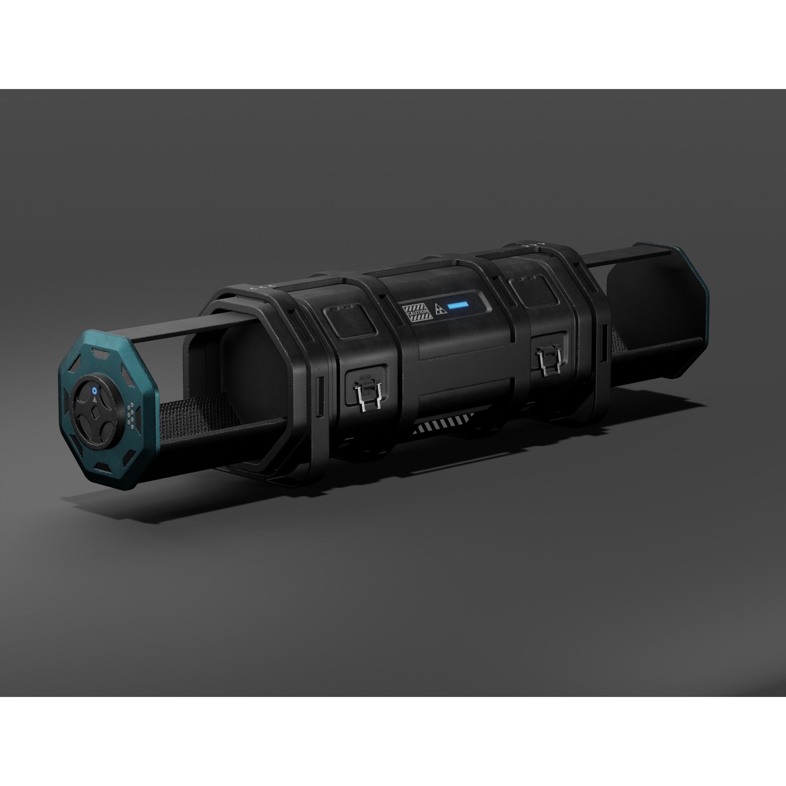 Sci-fi Military Crate Pack - Low-Poly Game-Ready 3D Model