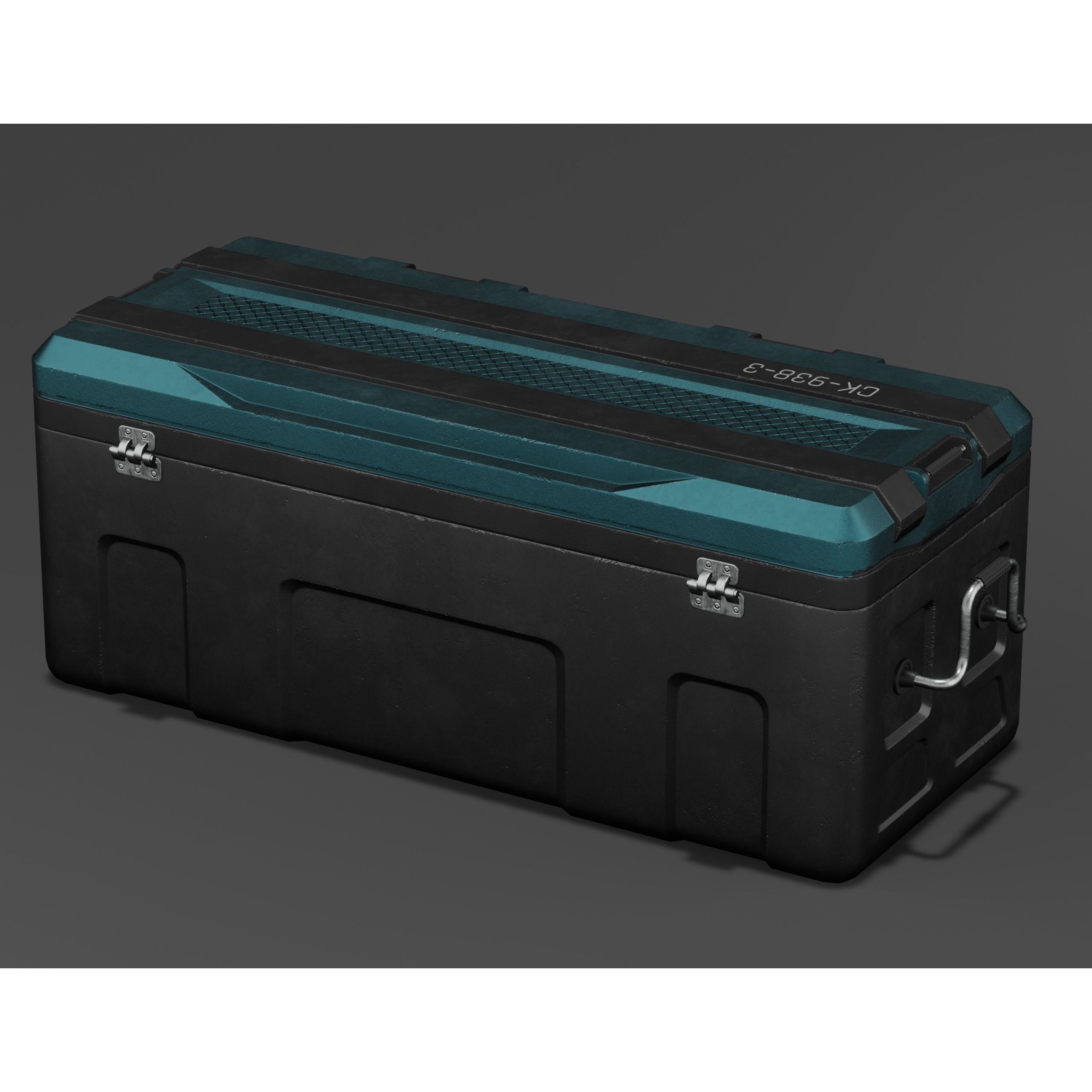 Sci-fi Military Crate Pack - Low-Poly Game-Ready 3D Model - View 14