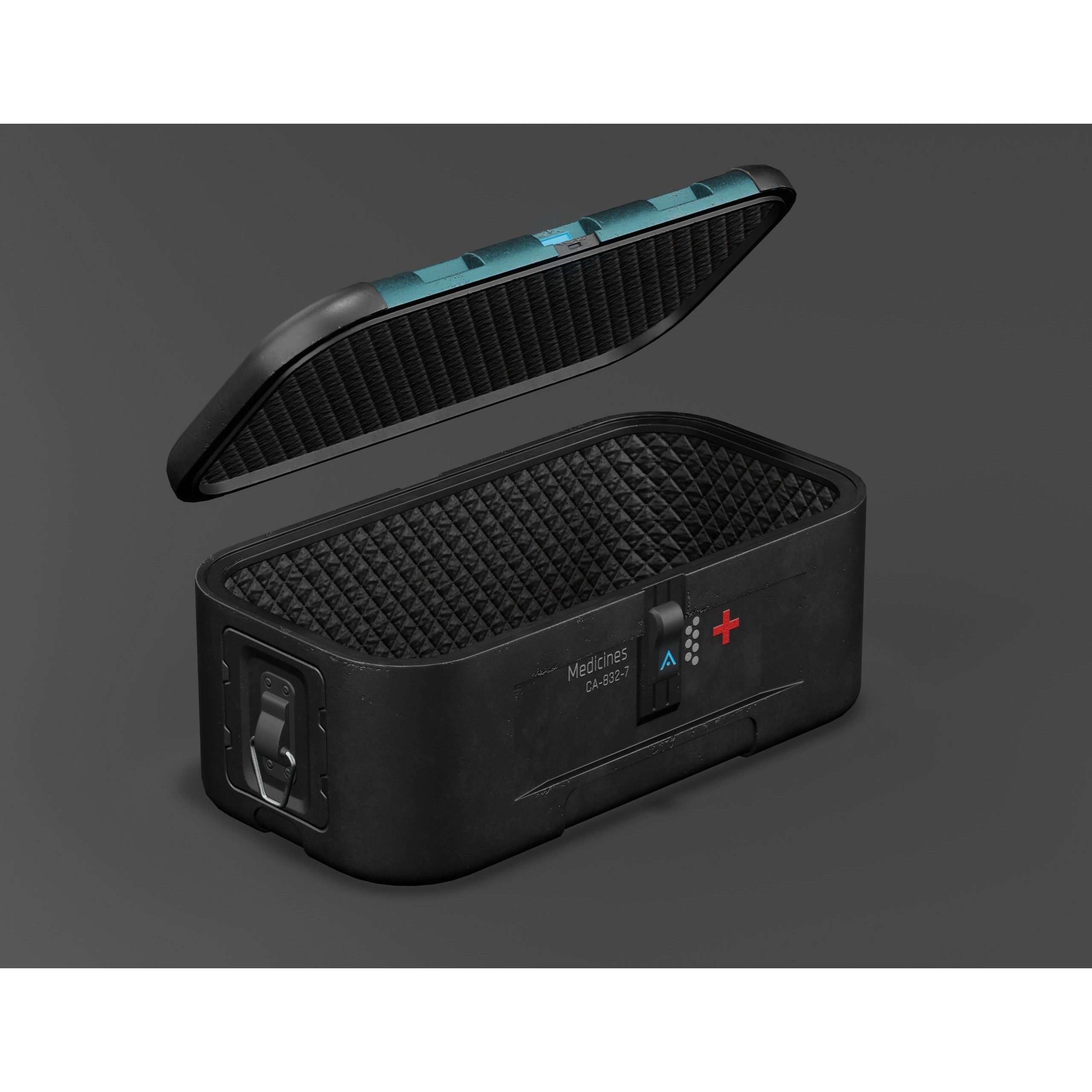 Sci-fi Military Crate Pack - Low-Poly Game-Ready 3D Model - View 16