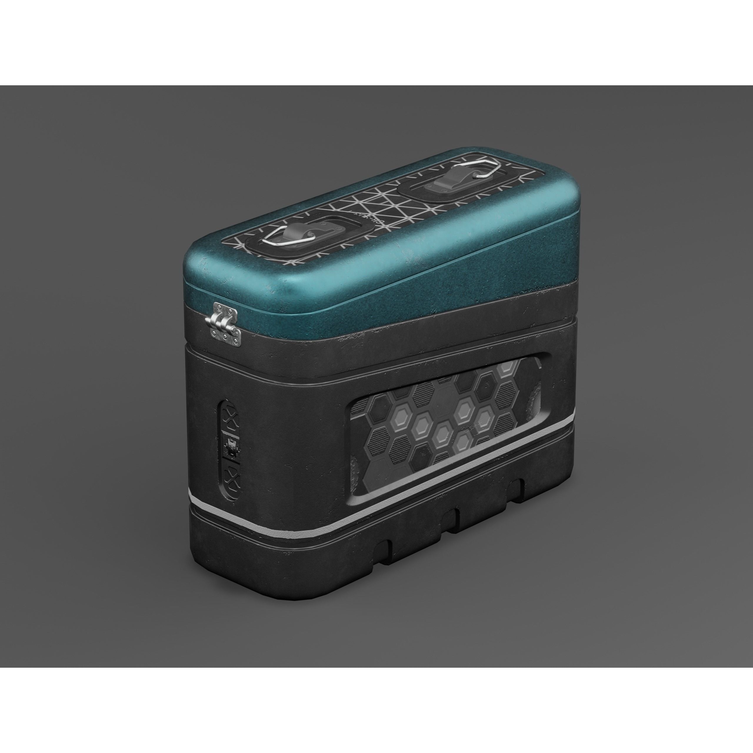 Sci-fi Military Crate Pack - Low-Poly Game-Ready 3D Model - View 18