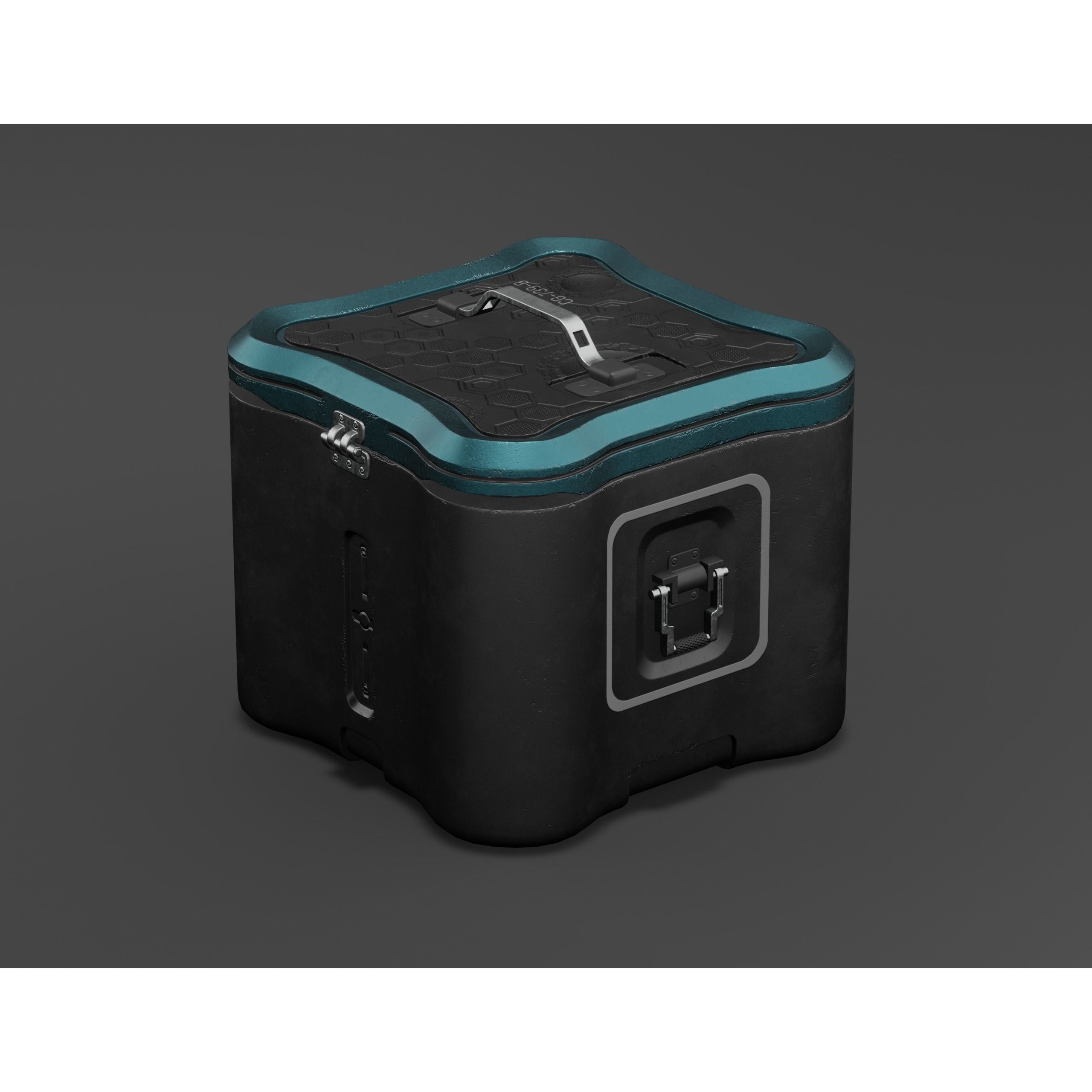 Sci-fi Military Crate Pack - Low-Poly Game-Ready 3D Model - View 21