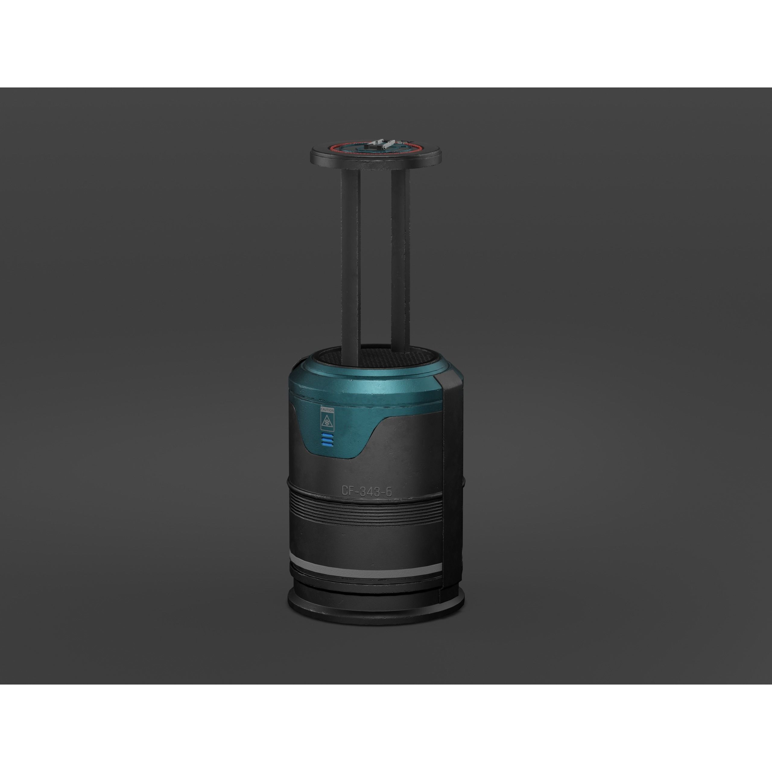 Sci-fi Military Crate Pack - Low-Poly Game-Ready 3D Model - View 24