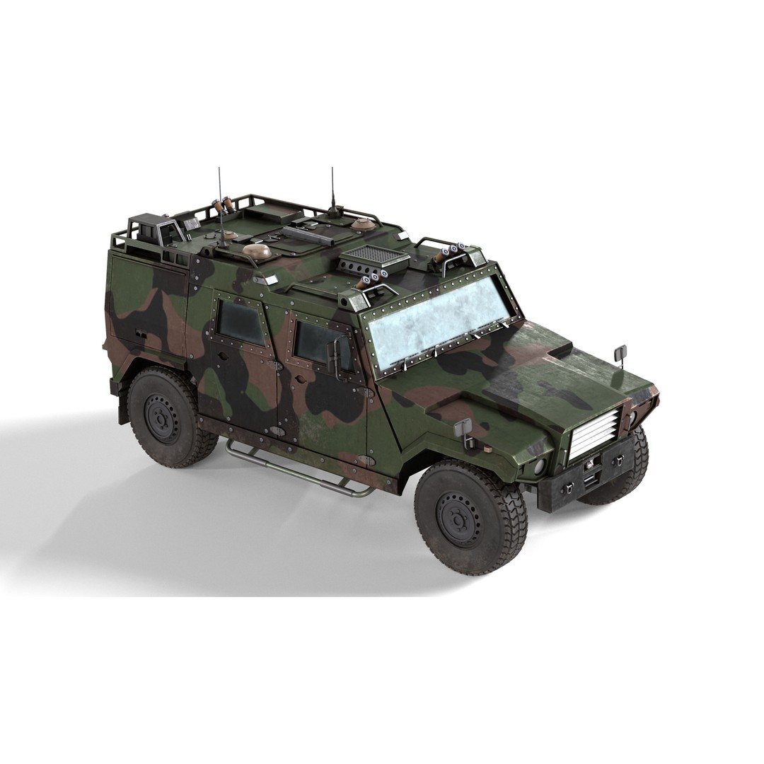 Military Vehicles 3D Model Collection – Low Poly Game Assets, FBX, Blender - View 21