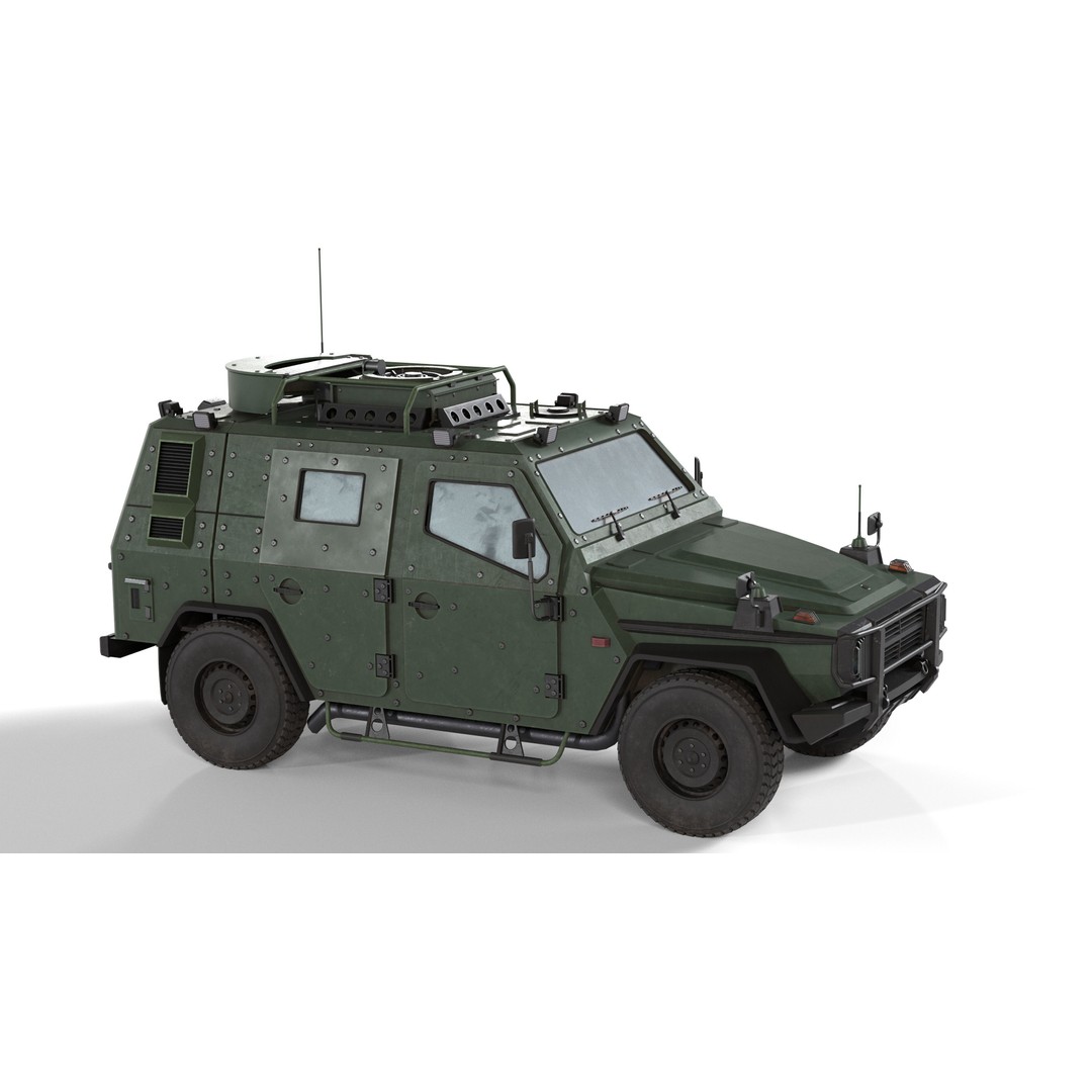 Military Vehicles 3D Model Collection – Low Poly Game Assets, FBX, Blender - View 4