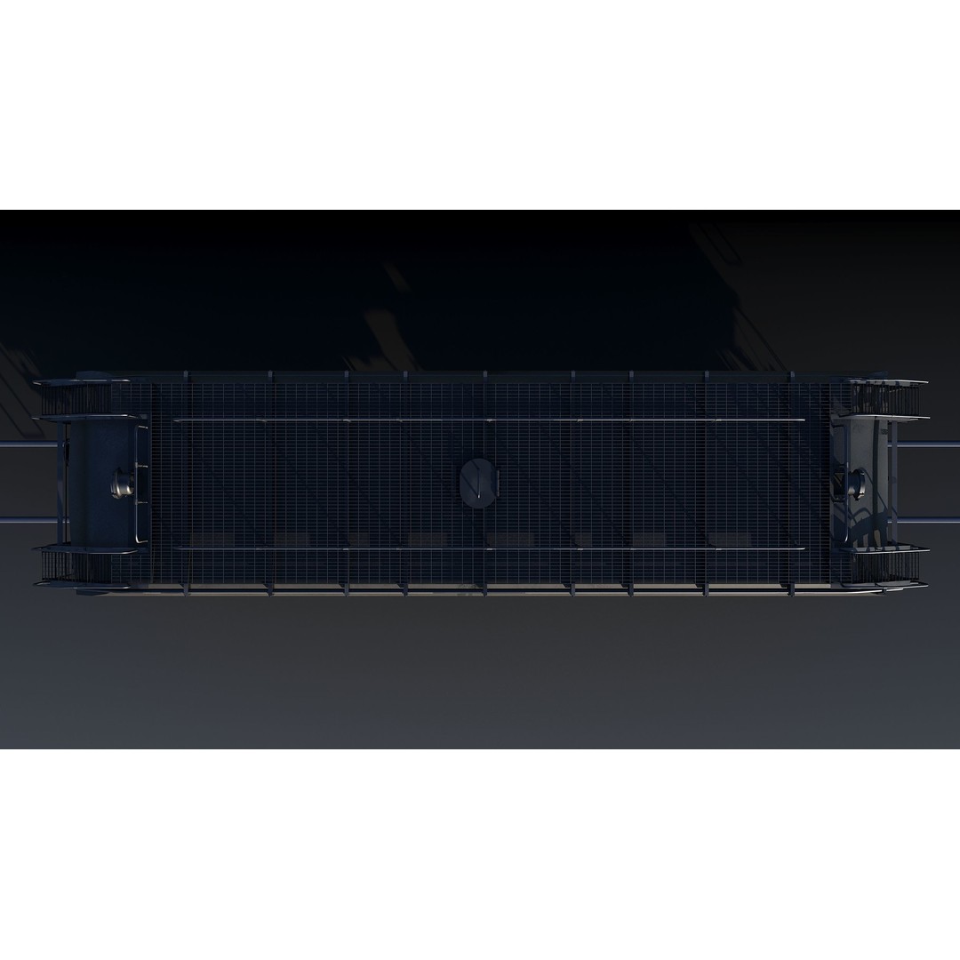 Union Pacific Water Tender 3D Model – Low Poly Game Asset, FBX - View 22