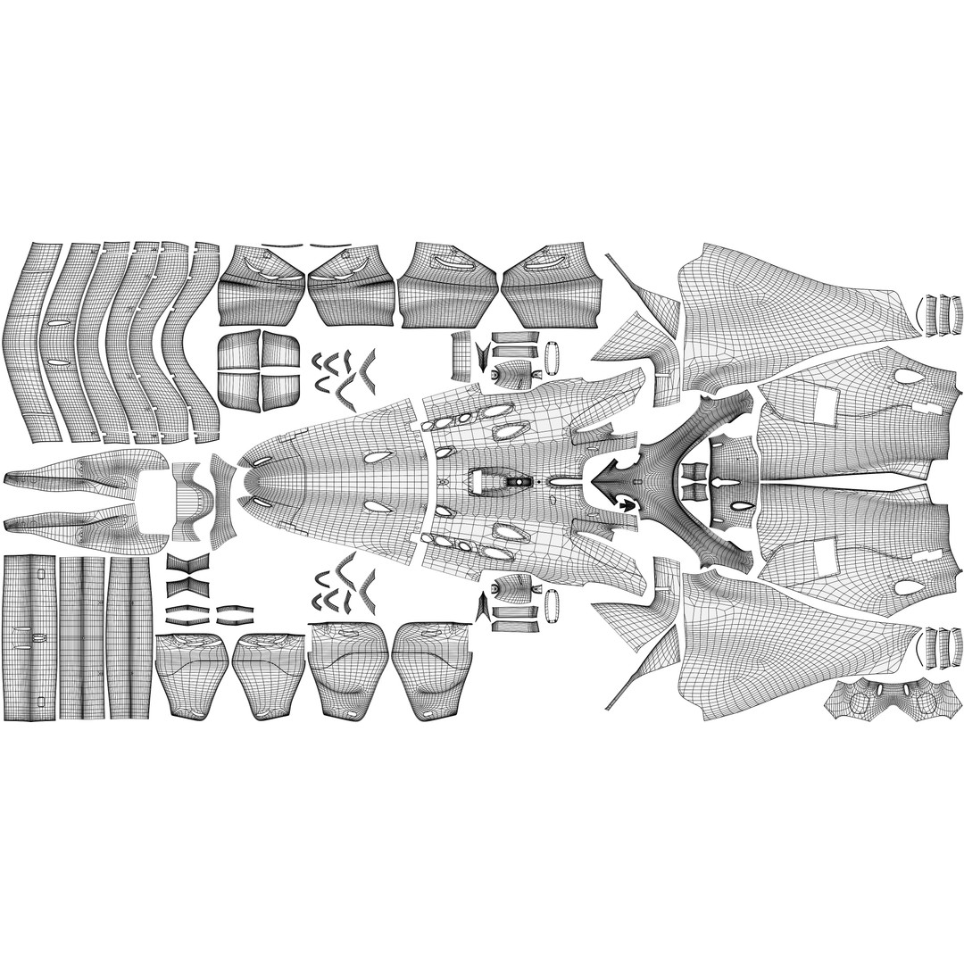 Formula Ultra 2026 3D Model – High Poly Racing Car, Blender
