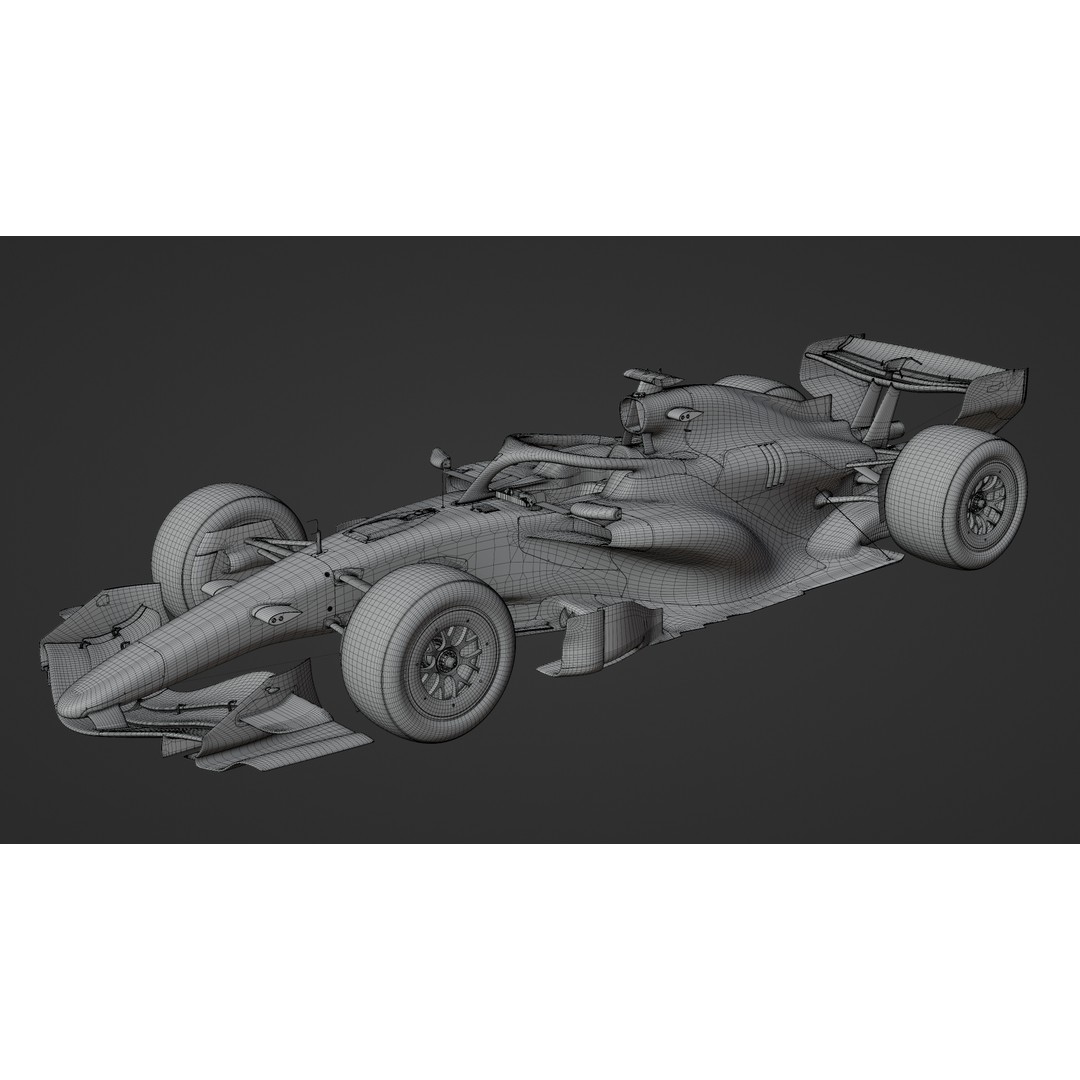 Formula Ultra 2026 3D Model – High Poly Racing Car, Blender - View 11