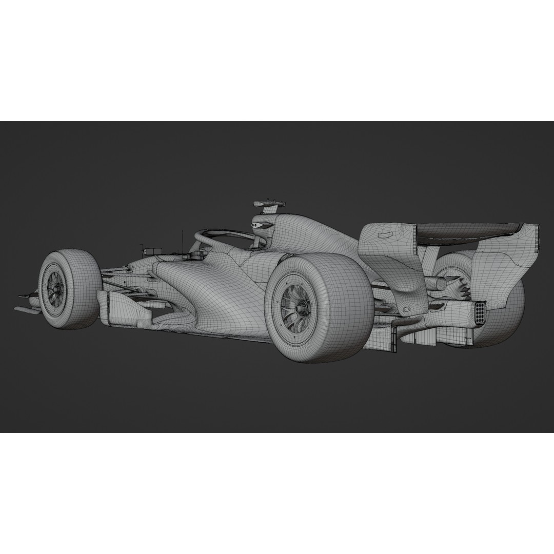 Formula Ultra 2026 3D Model – High Poly Racing Car, Blender - View 12