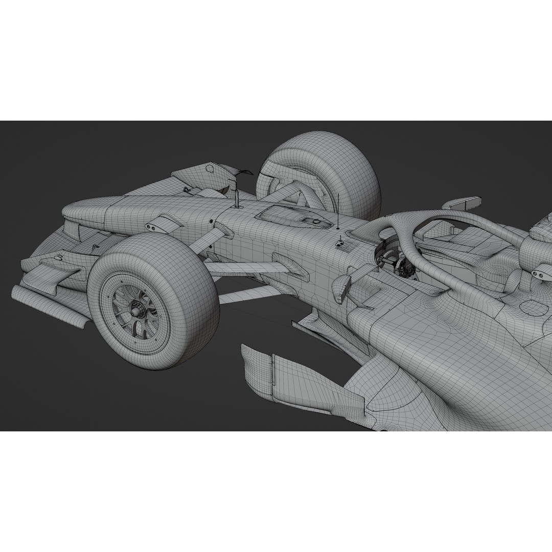 Formula Ultra 2026 3D Model – High Poly Racing Car, Blender - View 13