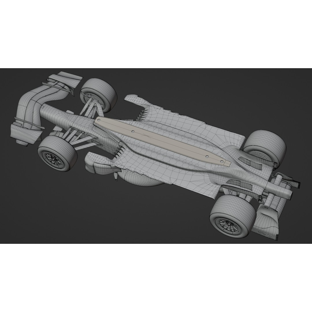 Formula Ultra 2026 3D Model – High Poly Racing Car, Blender - View 14