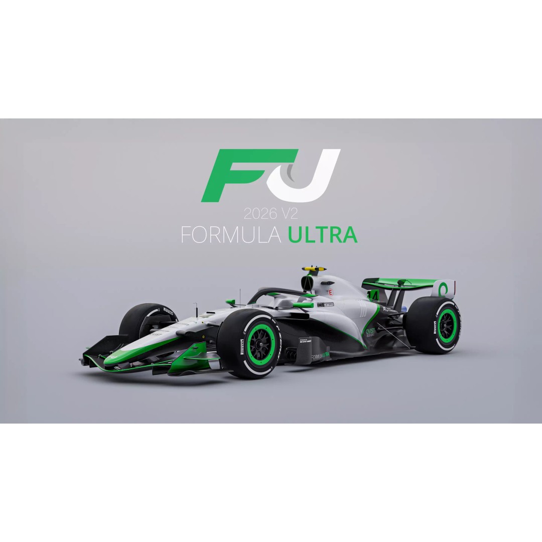 Formula Ultra 2026 3D Model – High Poly Racing Car, Blender - View 2