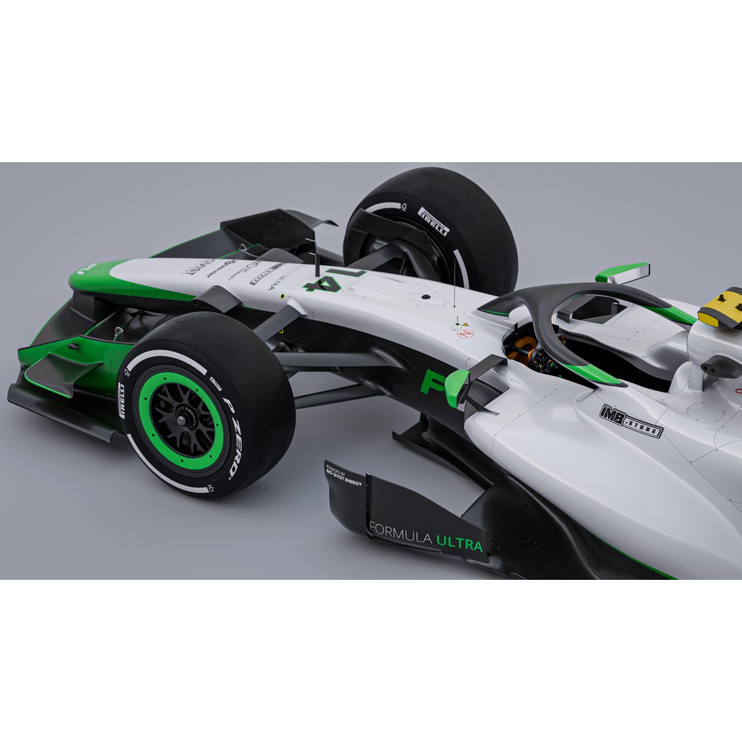 Formula Ultra 2026 3D Model – High Poly Racing Car, Blender - View 8