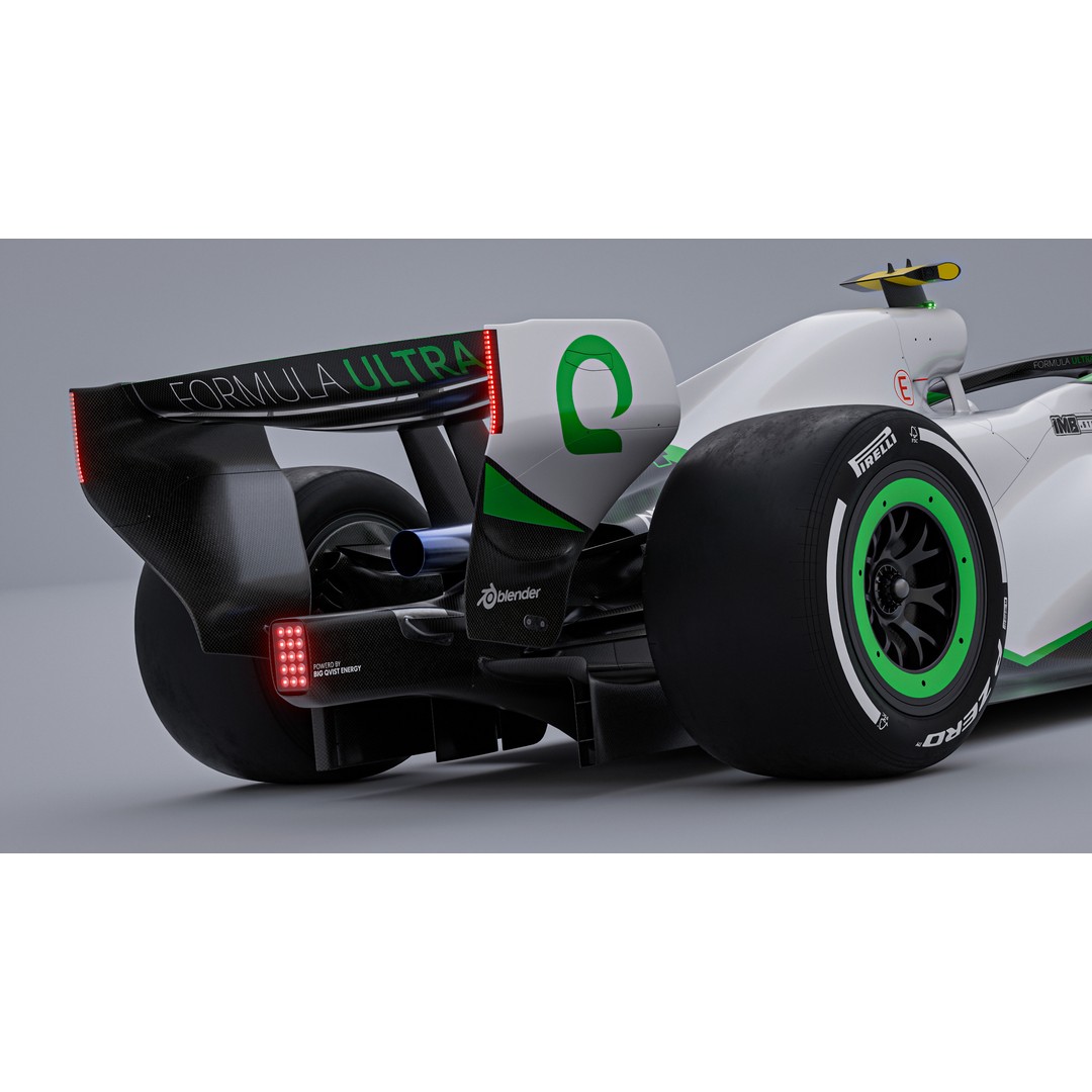 Formula Ultra 2026 3D Model – High Poly Racing Car, Blender - View 9