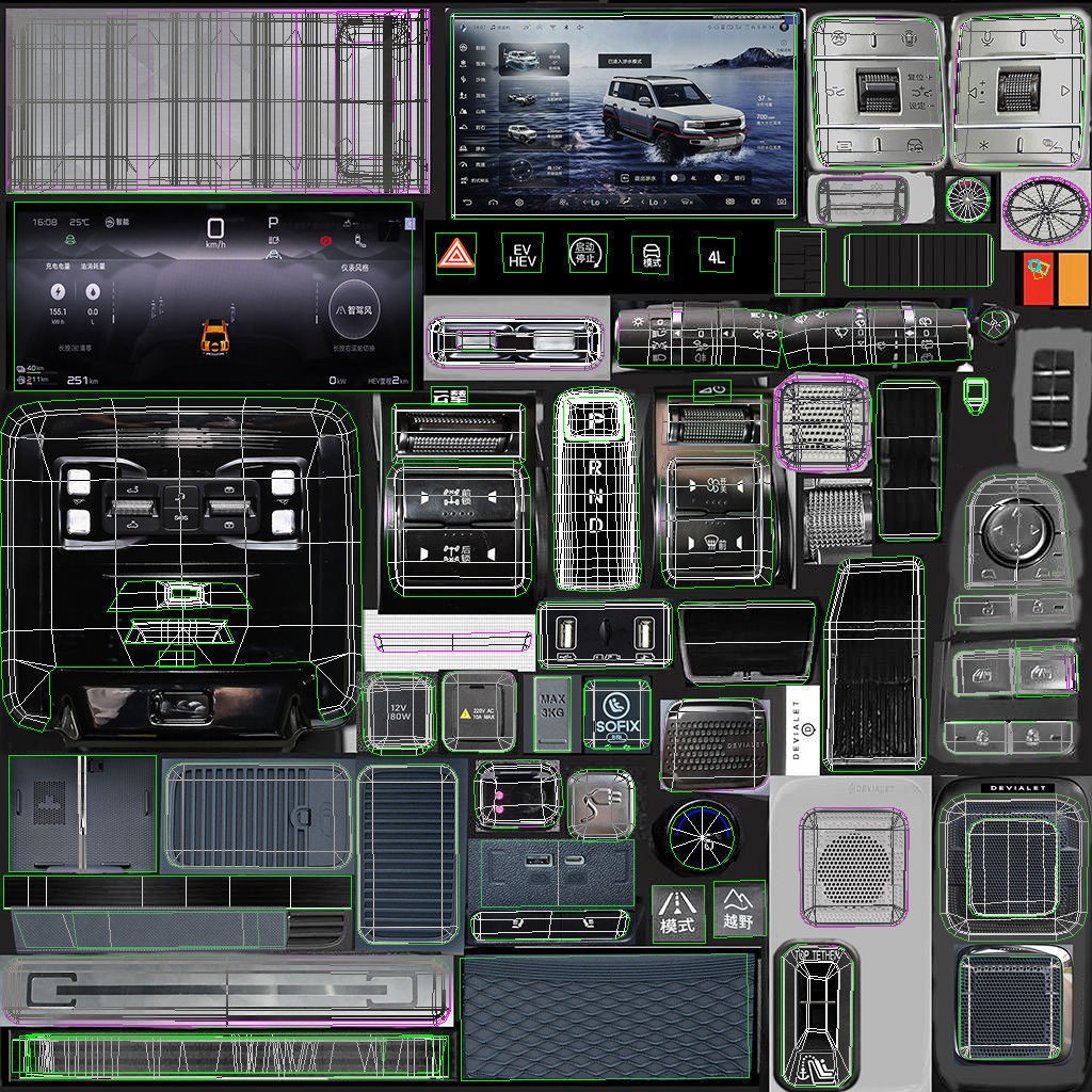 2025 BYD Denza B5 3D Model – Hybrid SUV with Interior, FBX, Blender