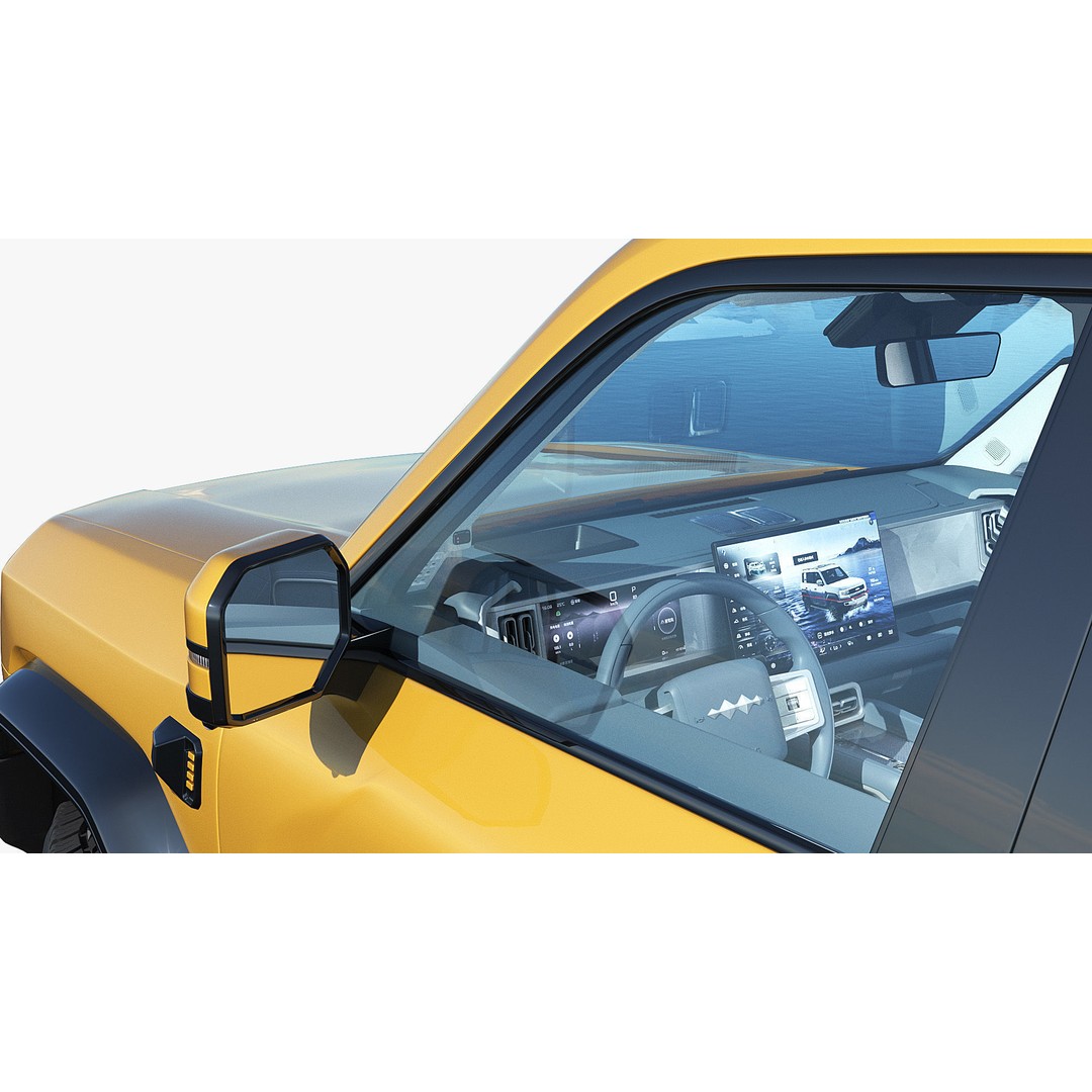 2025 BYD Denza B5 3D Model – Hybrid SUV with Interior, FBX, Blender - View 10