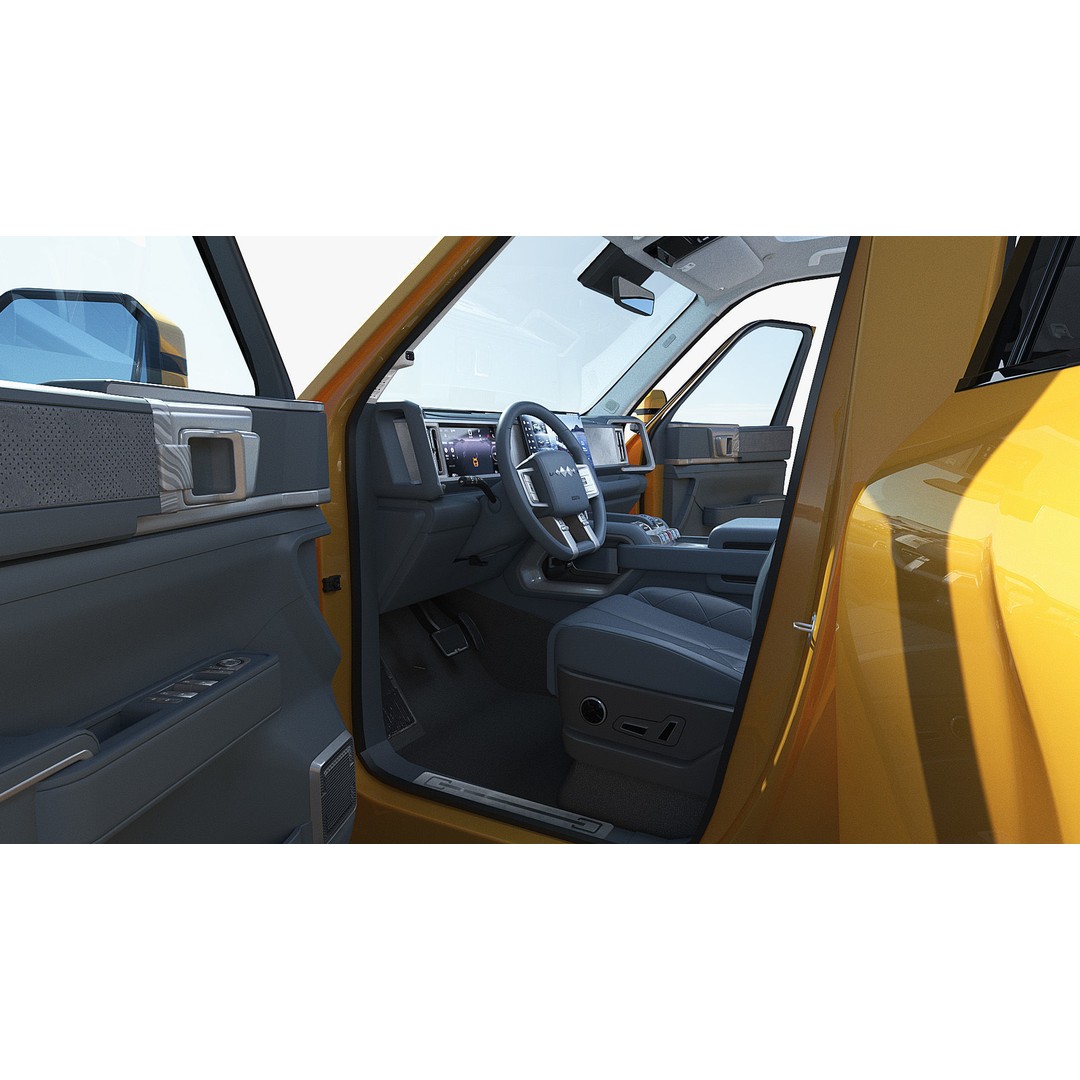 2025 BYD Denza B5 3D Model – Hybrid SUV with Interior, FBX, Blender - View 11