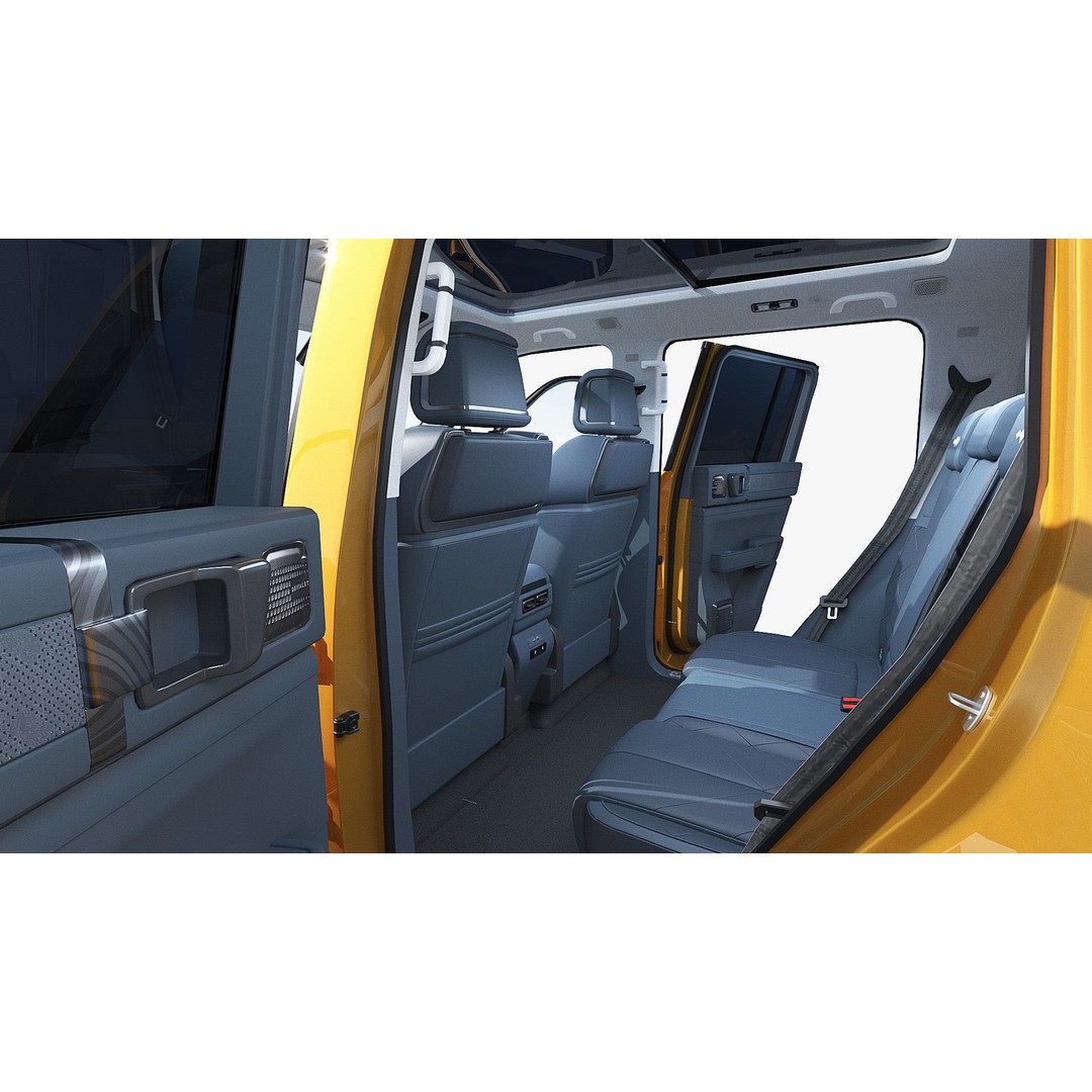 2025 BYD Denza B5 3D Model – Hybrid SUV with Interior, FBX, Blender - View 14