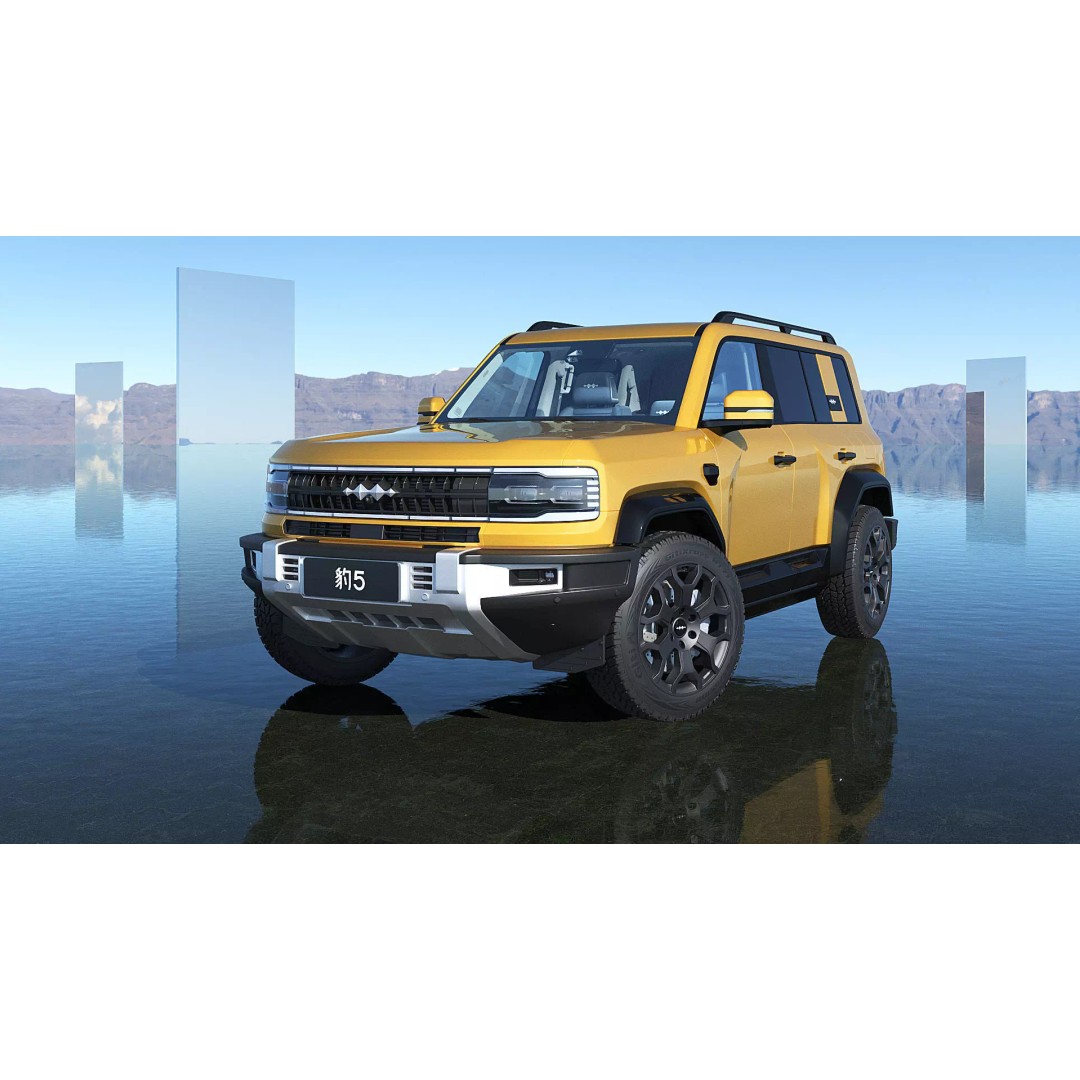 2025 BYD Denza B5 3D Model – Hybrid SUV with Interior, FBX, Blender - View 2