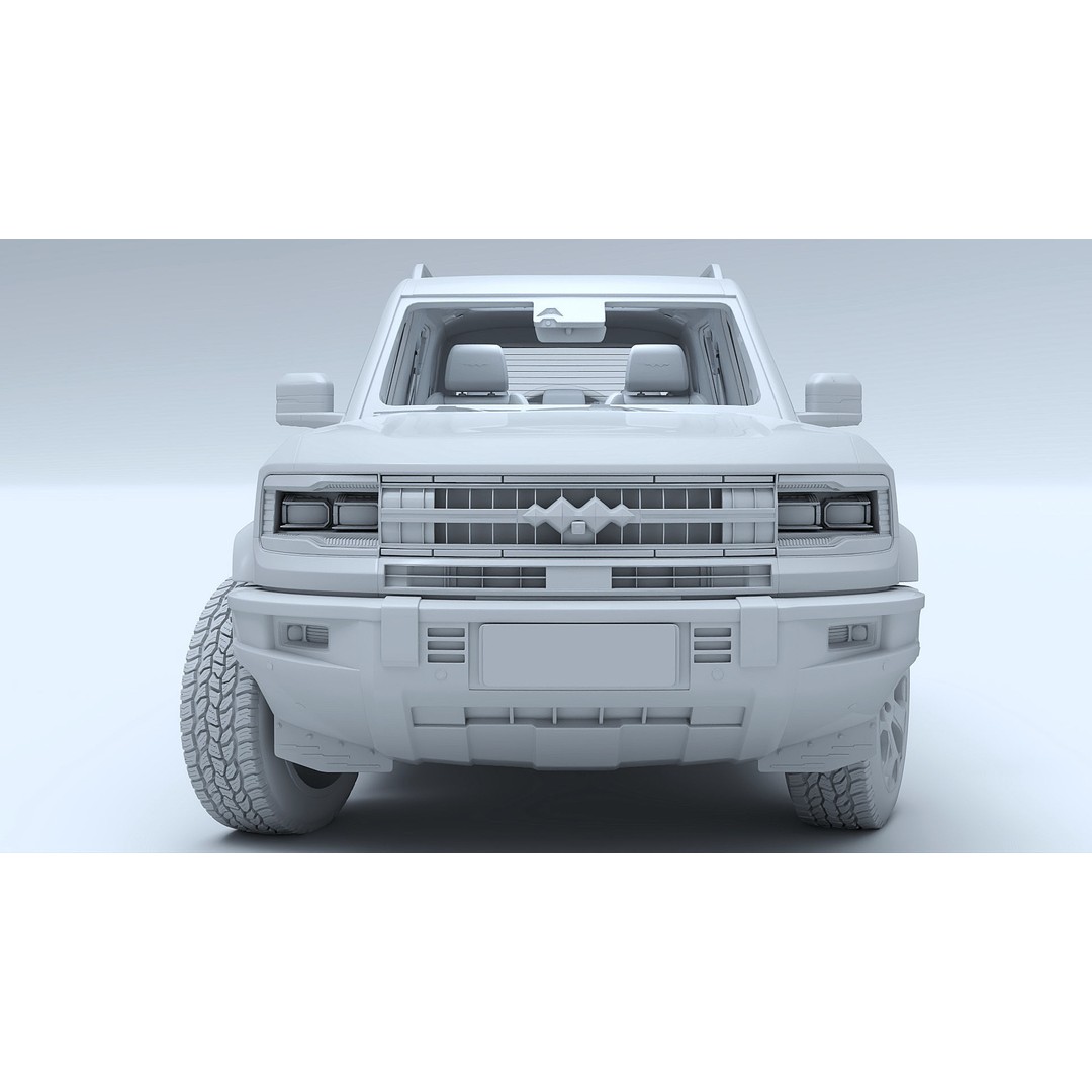 2025 BYD Denza B5 3D Model – Hybrid SUV with Interior, FBX, Blender - View 22