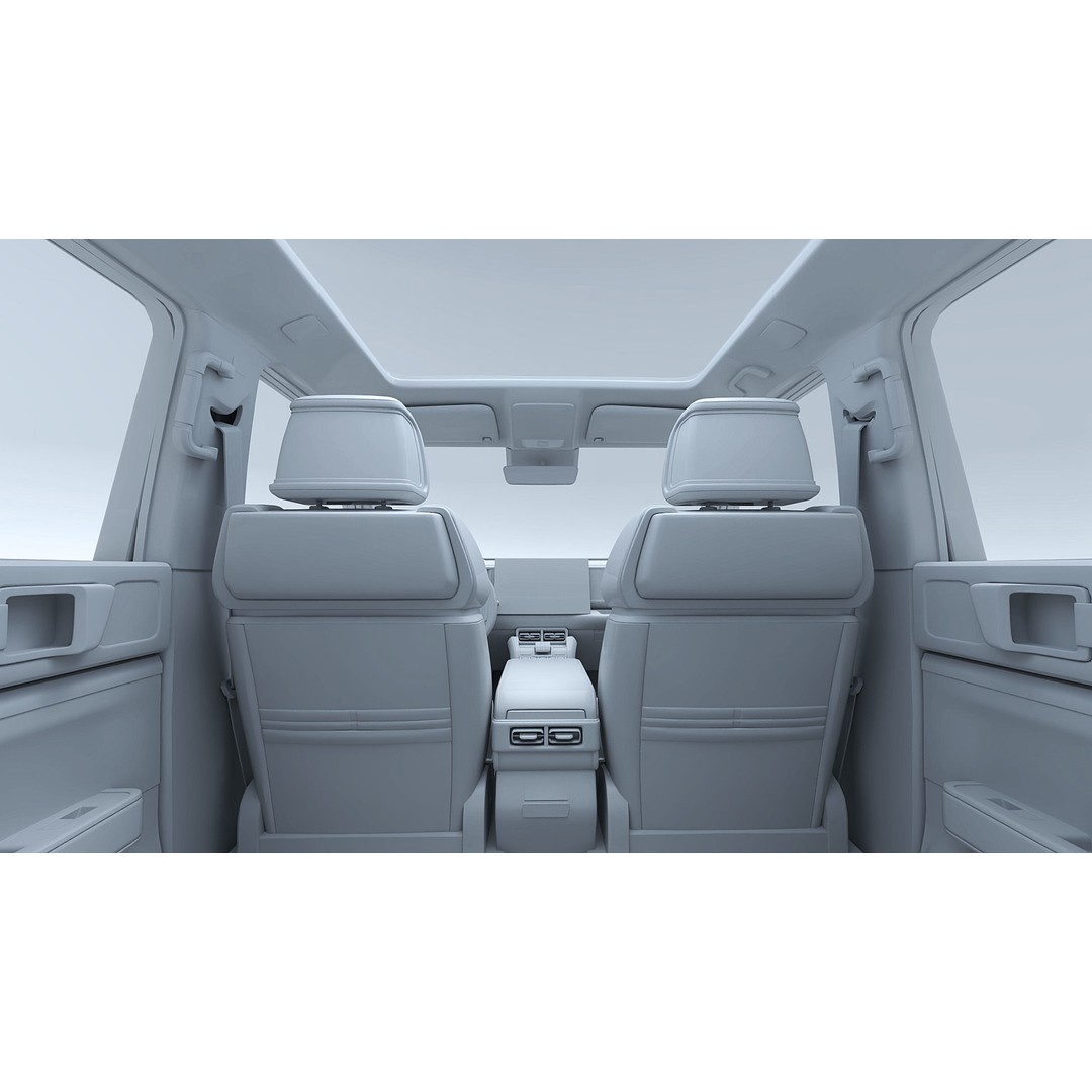 2025 BYD Denza B5 3D Model – Hybrid SUV with Interior, FBX, Blender - View 32