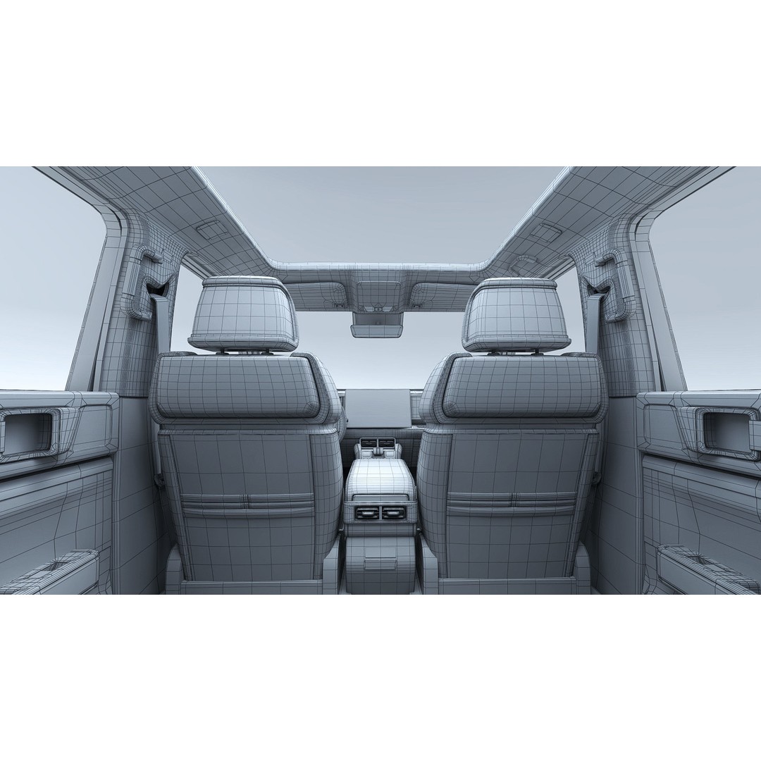 2025 BYD Denza B5 3D Model – Hybrid SUV with Interior, FBX, Blender - View 33