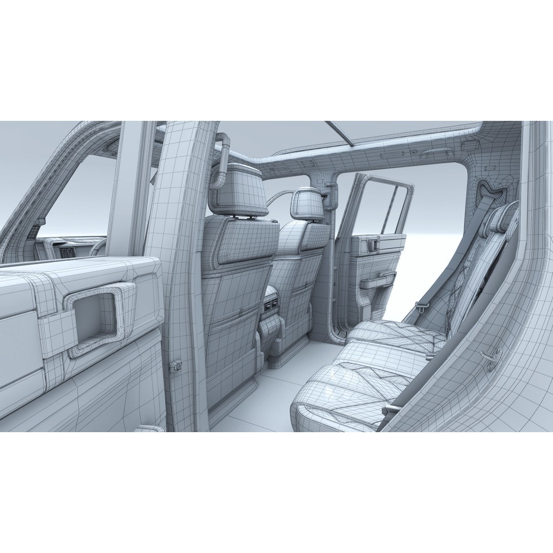 2025 BYD Denza B5 3D Model – Hybrid SUV with Interior, FBX, Blender - View 35