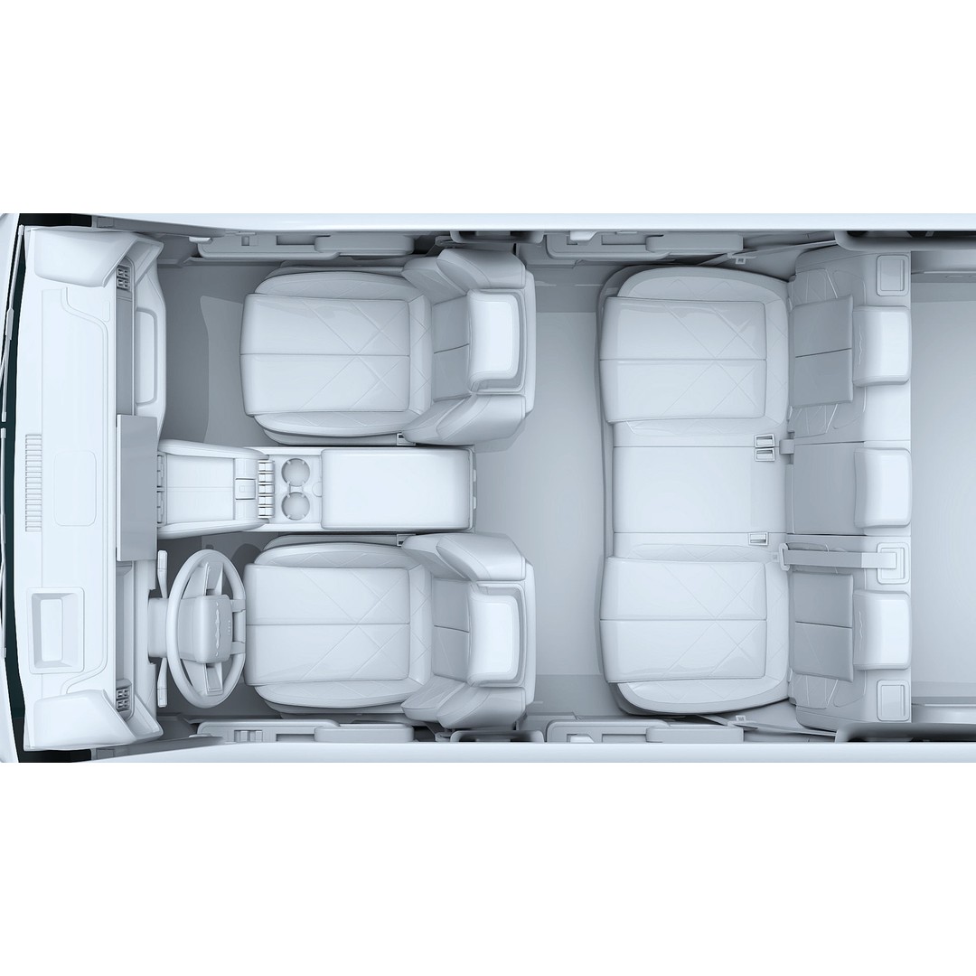 2025 BYD Denza B5 3D Model – Hybrid SUV with Interior, FBX, Blender - View 36