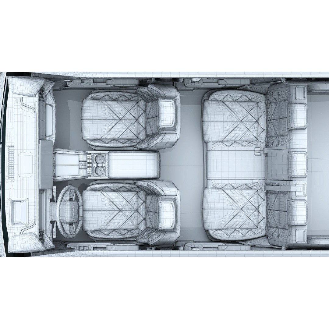 2025 BYD Denza B5 3D Model – Hybrid SUV with Interior, FBX, Blender - View 37