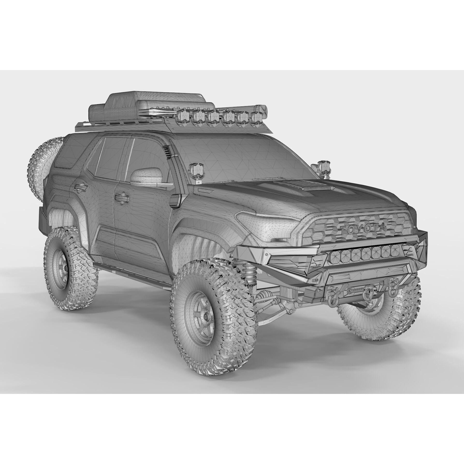 Toyota 4Runner 2025 Off Road Edition - Game-Ready 3D Model - View 11