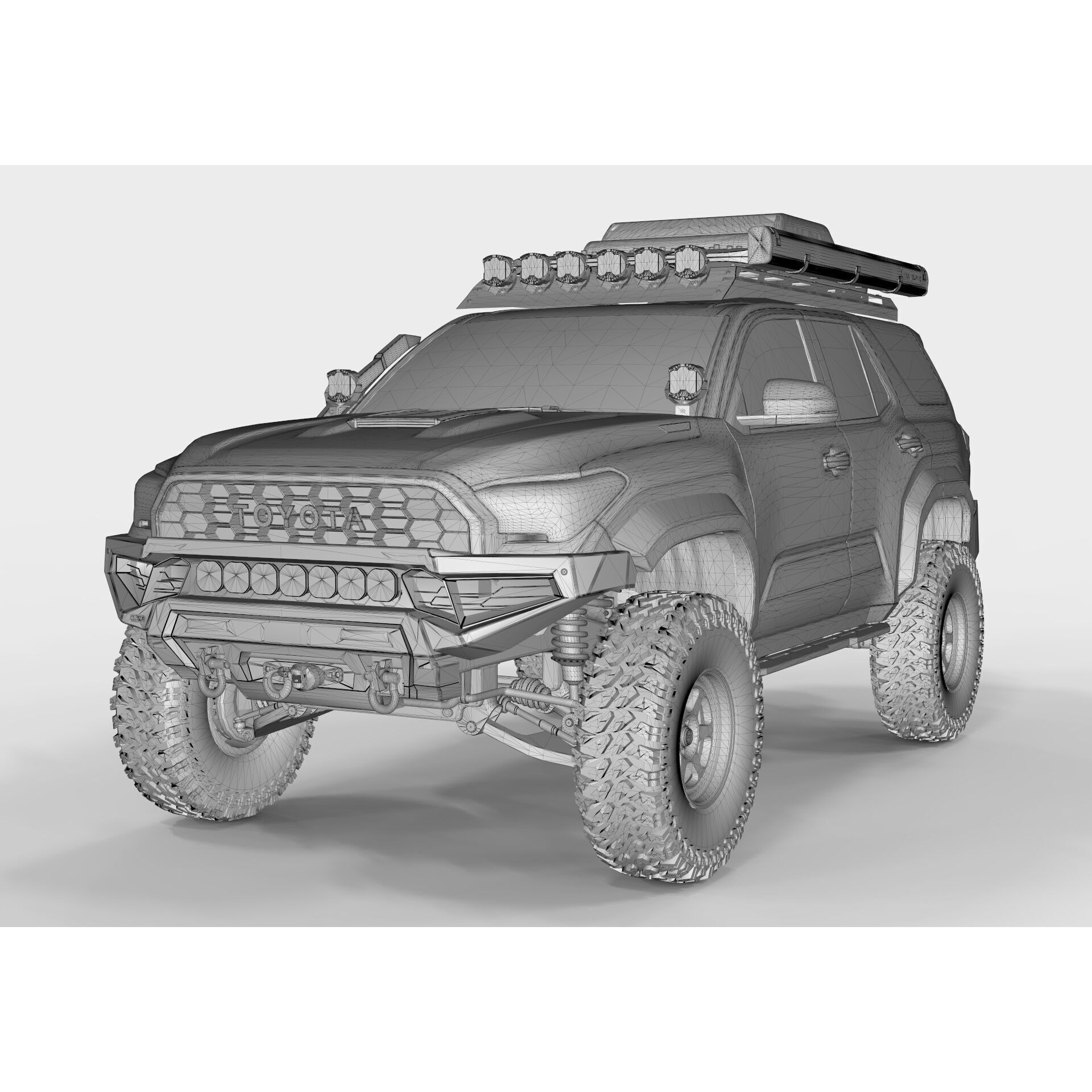 Toyota 4Runner 2025 Off Road Edition - Game-Ready 3D Model - View 17