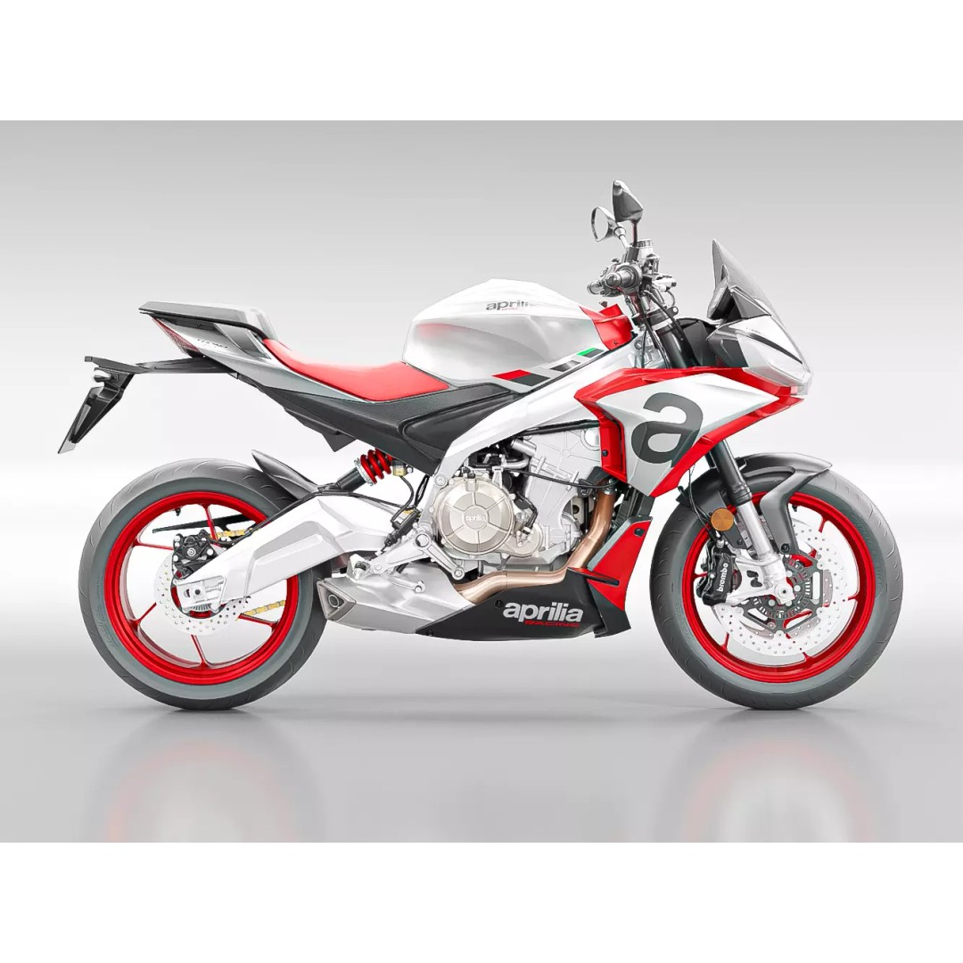 APRILIA TUONO 660 2021 3D Model – Low Poly Game Asset, FBX, PBR - View 15