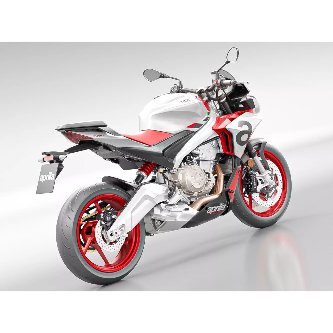 APRILIA TUONO 660 2021 3D Model – Low Poly Game Asset, FBX, PBR - View 4