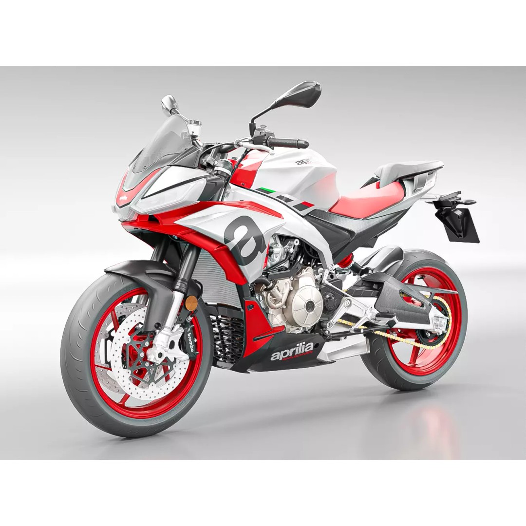 APRILIA TUONO 660 2021 3D Model – Low Poly Game Asset, FBX, PBR - View 5