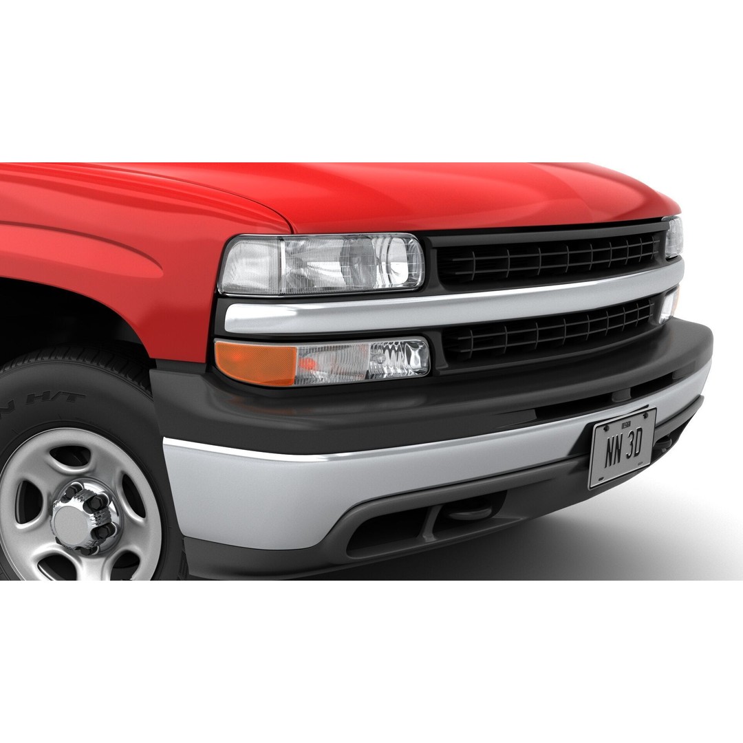 Pickup Truck 3D Model – High Detail 4WD Vehicle, Blender & FBX - View 10