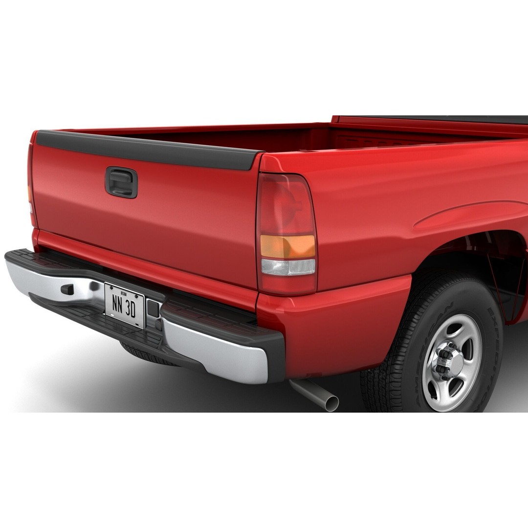Pickup Truck 3D Model – High Detail 4WD Vehicle, Blender & FBX - View 11