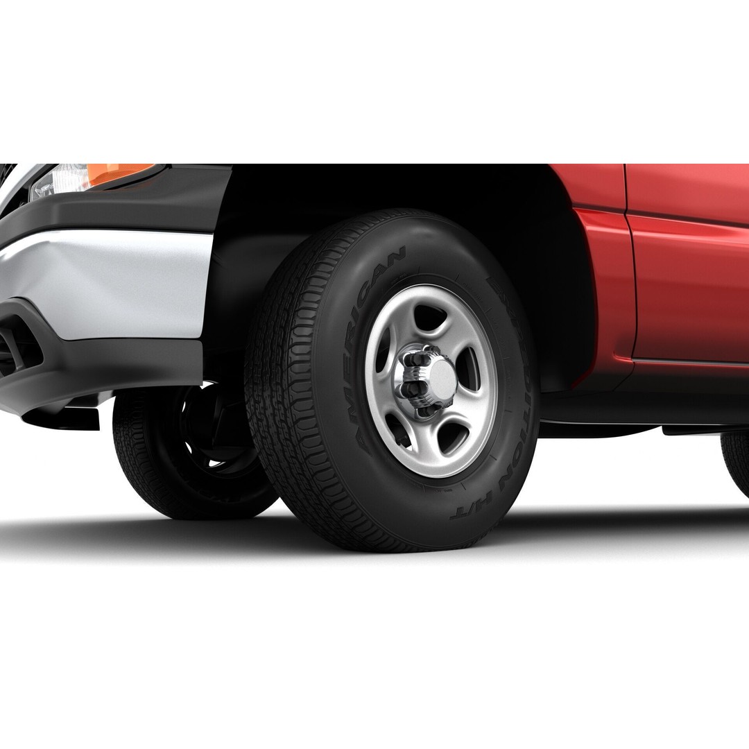 Pickup Truck 3D Model – High Detail 4WD Vehicle, Blender & FBX - View 12